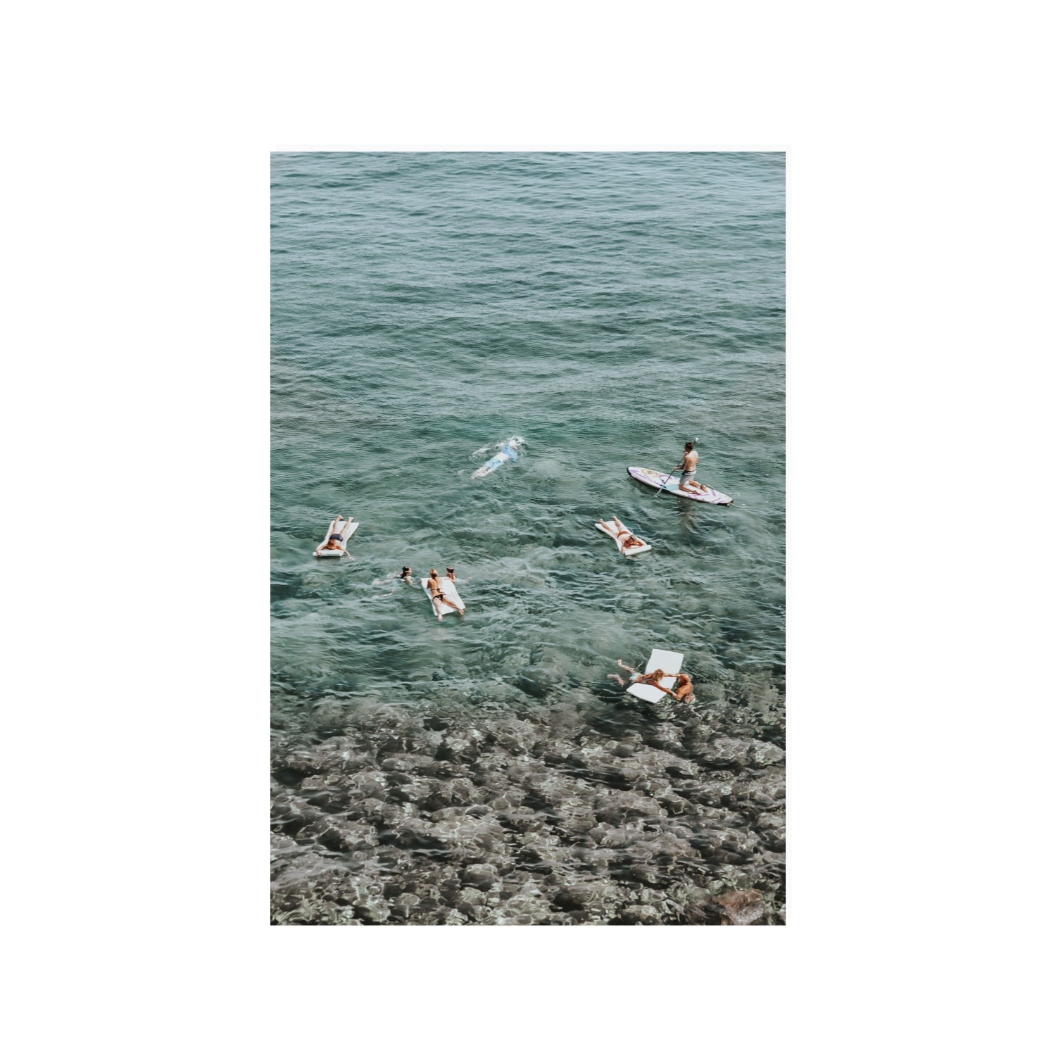 The Big Chill Tuscany coastal Italian wall art 24 x 36 in unframed fine art print