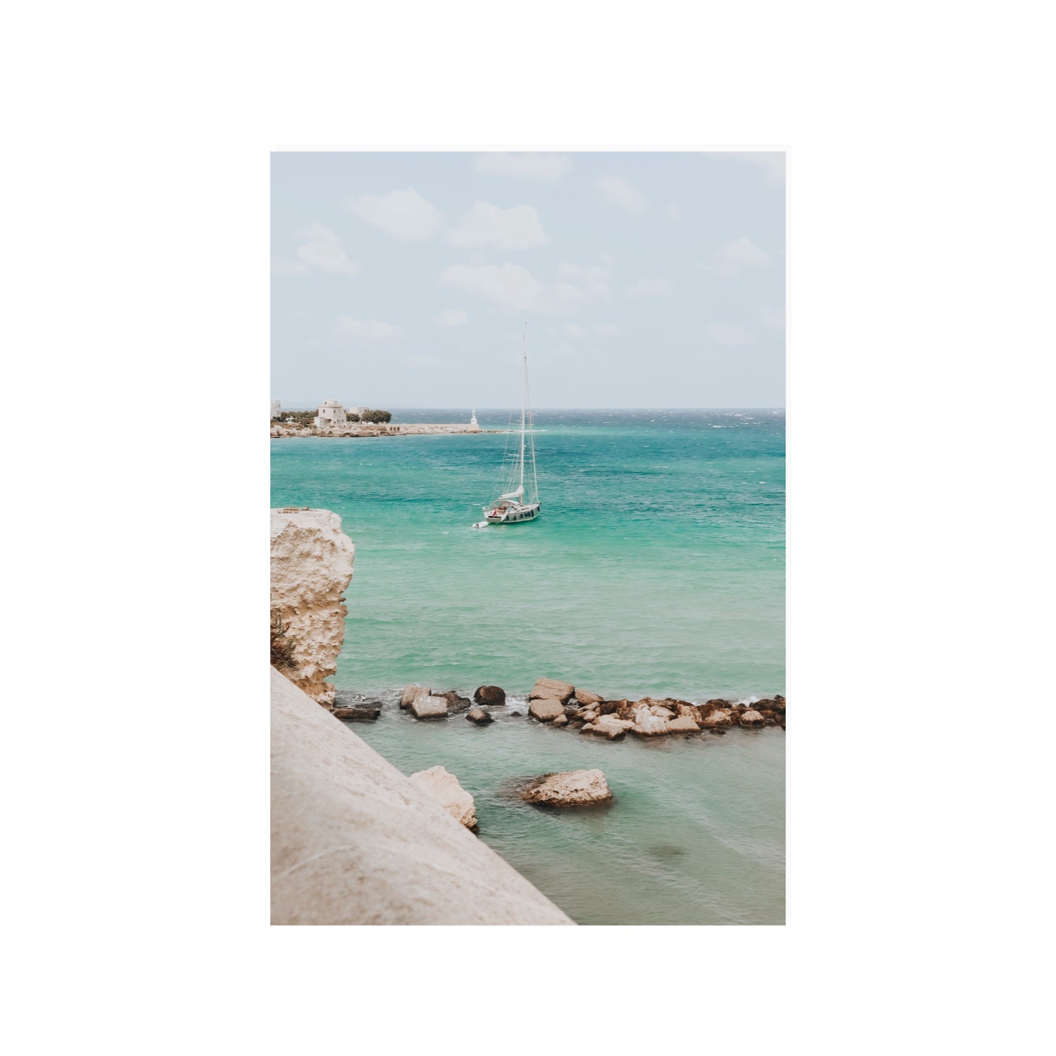 Seafarer's Dream Puglia Seafarer’s Dream coastal wall art 24 x 36 in unframed fine art print