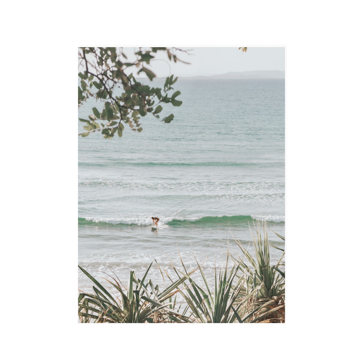 Dream Boat fine art print, Noosa, Australia, coastal scenes artwork, 30 x 40 in, Unframed, Fine Art Print