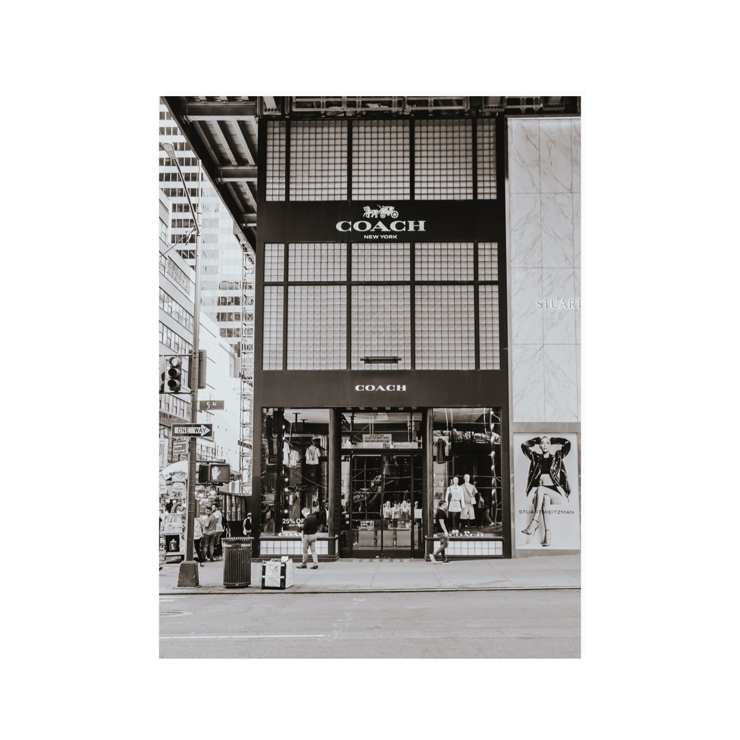 Coach Uptown fine art print, New York, United States, 30 x 40 in, Unframed, Fine Art Print