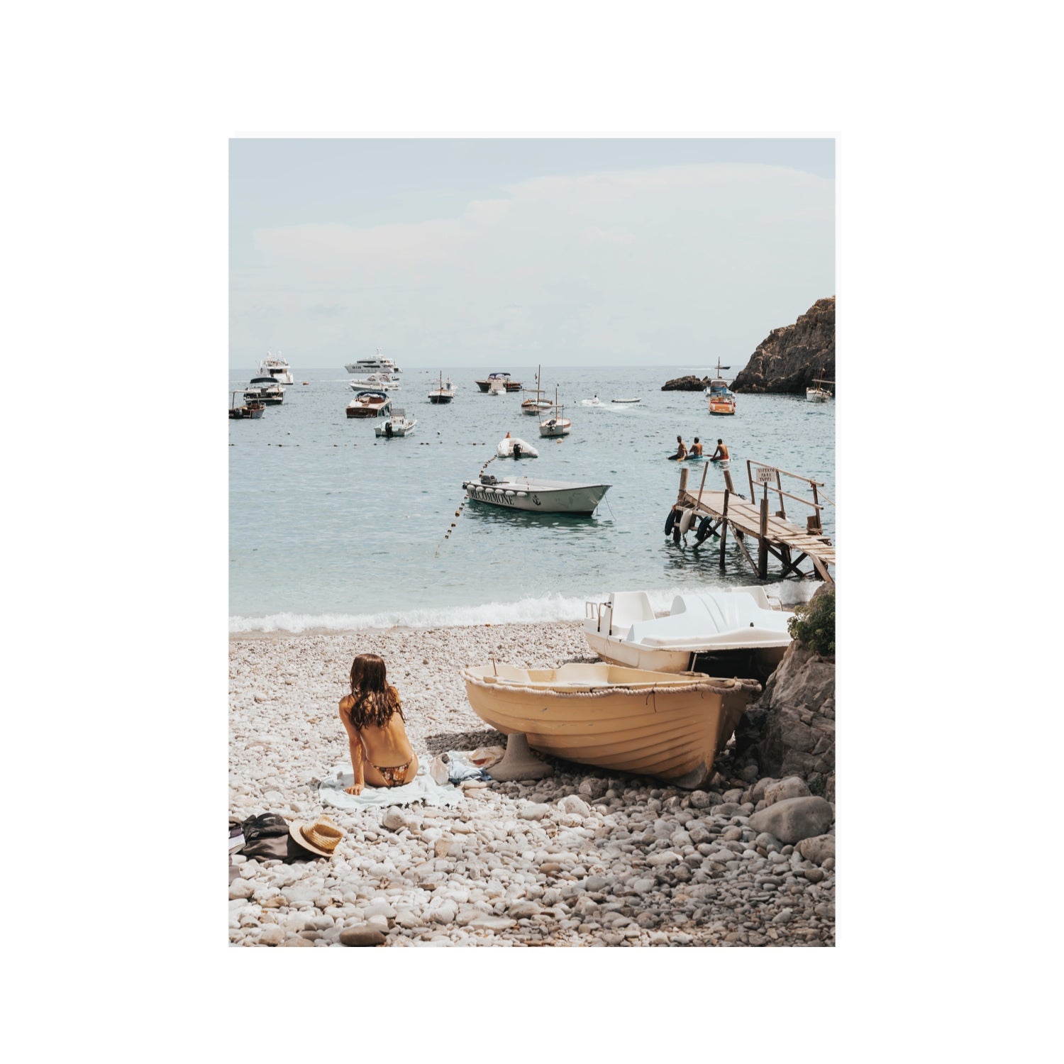 Solo Sojourn Nerano wall art 30 x 40 in unframed fine art print