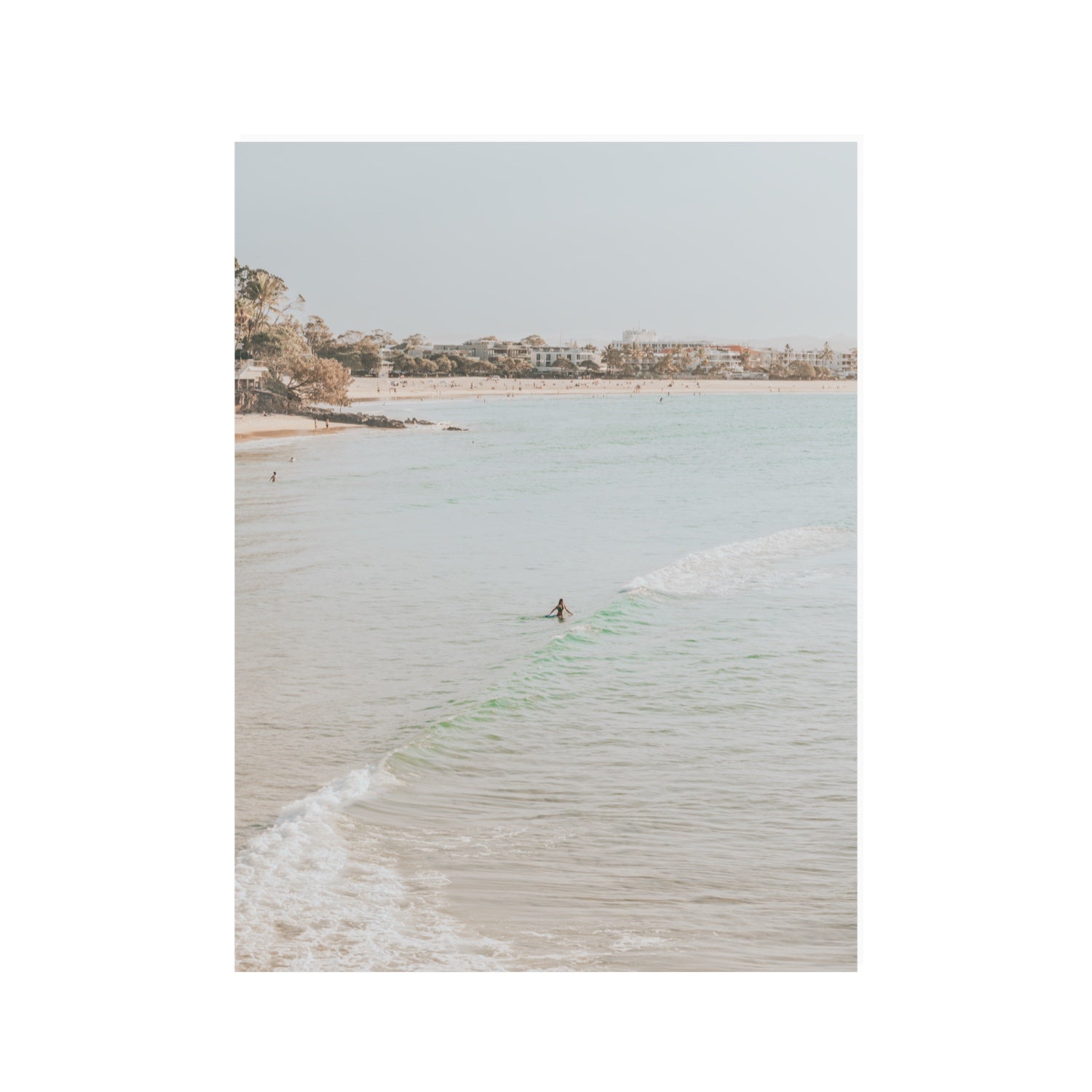 Salt Reverie fine art print, Noosa, Australia, coastal scenes artwork, 30 x 40 in, Unframed, Fine Art Print