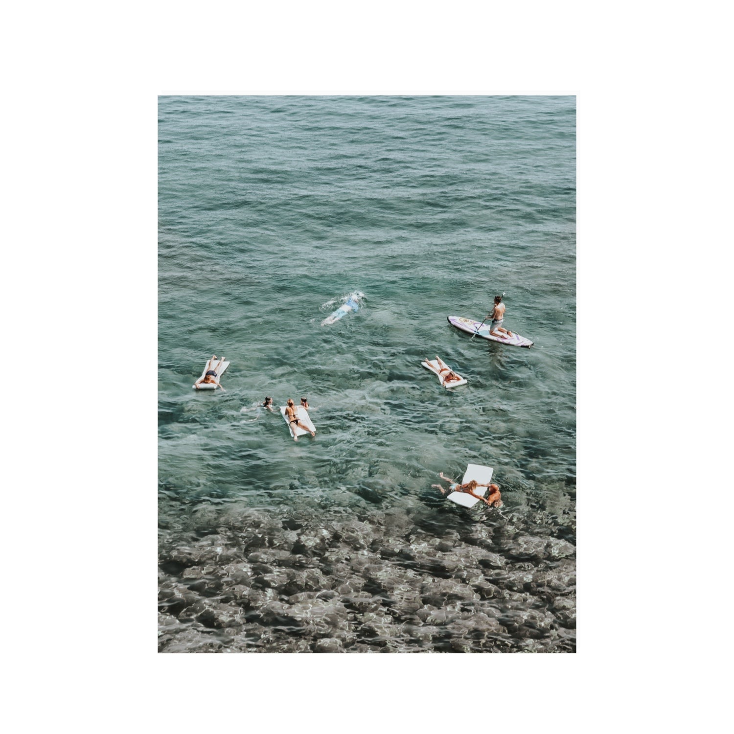 The Big Chill Tuscany coastal Italian wall art 30 x 40 in unframed fine art print