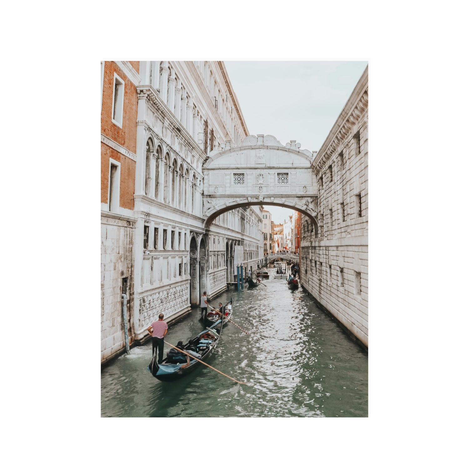 Bridge of Sighs Venice Gondola Italian wall art 30 x 40 in unframed fine art print