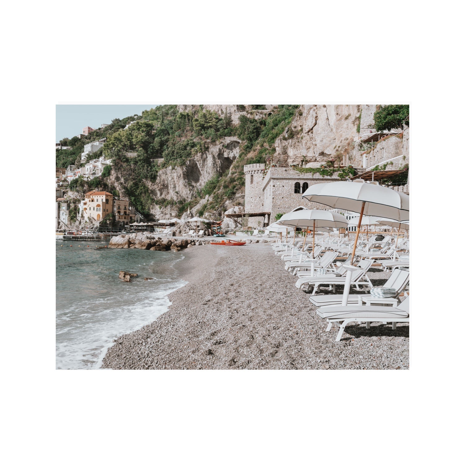 Borgo Santandrea fine art print, Amalfi, Italy, 30 x 40 in, Unframed, Fine Art Print