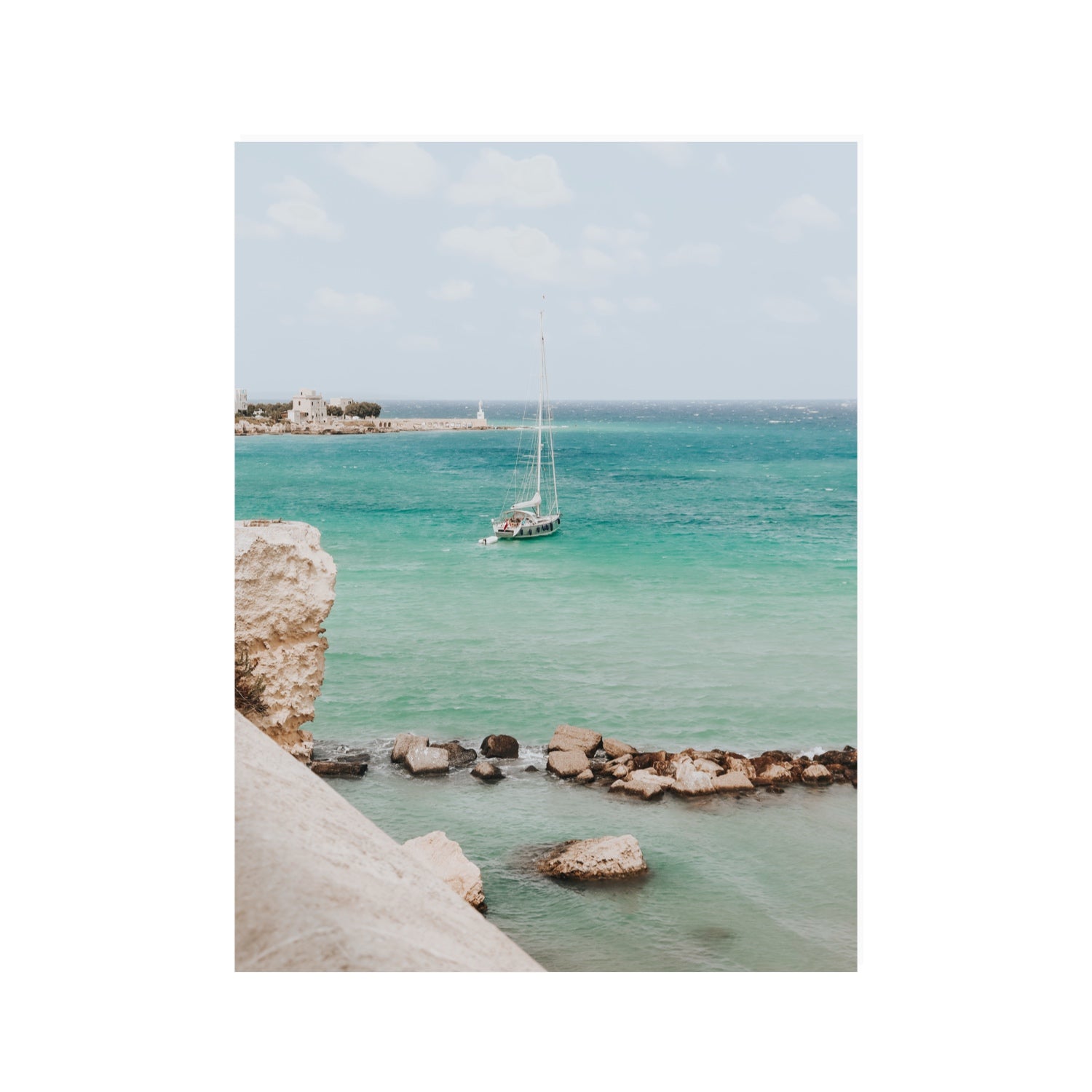 Seafarer's Dream Puglia Seafarer’s Dream coastal wall art 30 x 40 in unframed fine art print