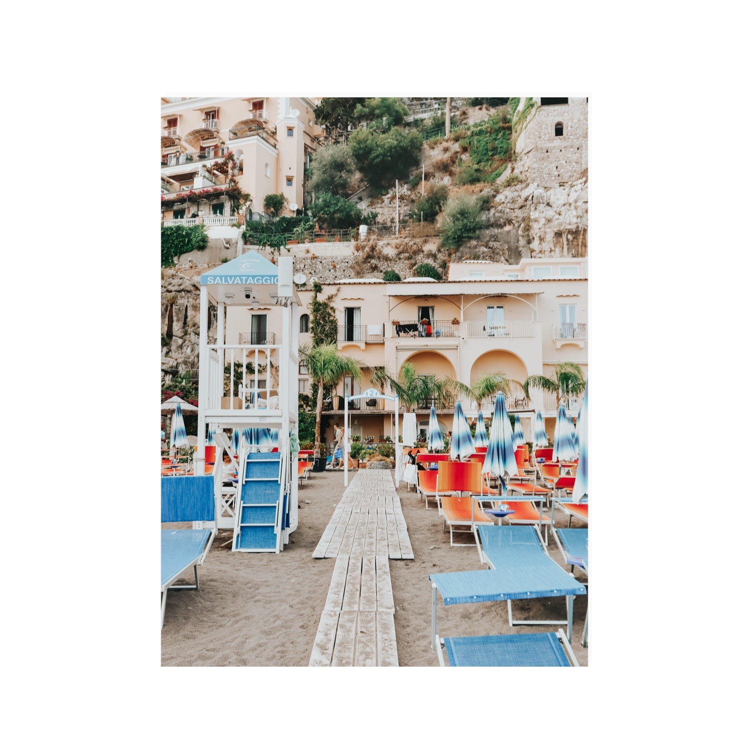 Torre Di Salvataggio Positano wall art 30 x 40 in unframed fine art print