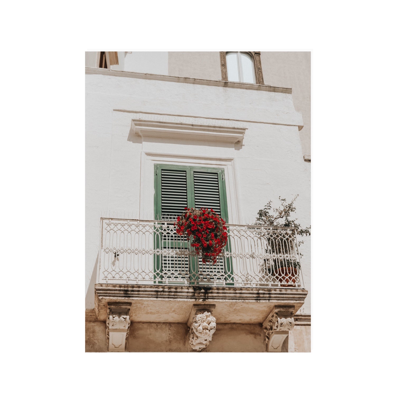 Balcone Estivo Puglia Italian wall art 30 x 40 in unframed fine art print