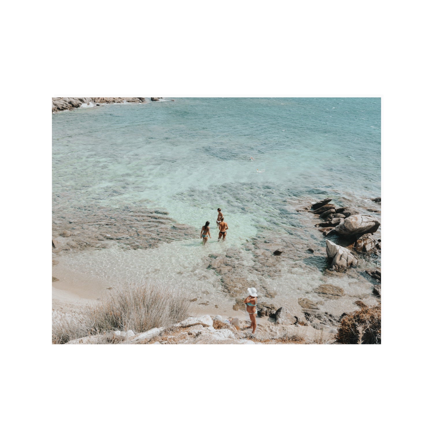 Easy On The Eyes Mykonos Greek island wall art 30 x 40 in unframed fine art print