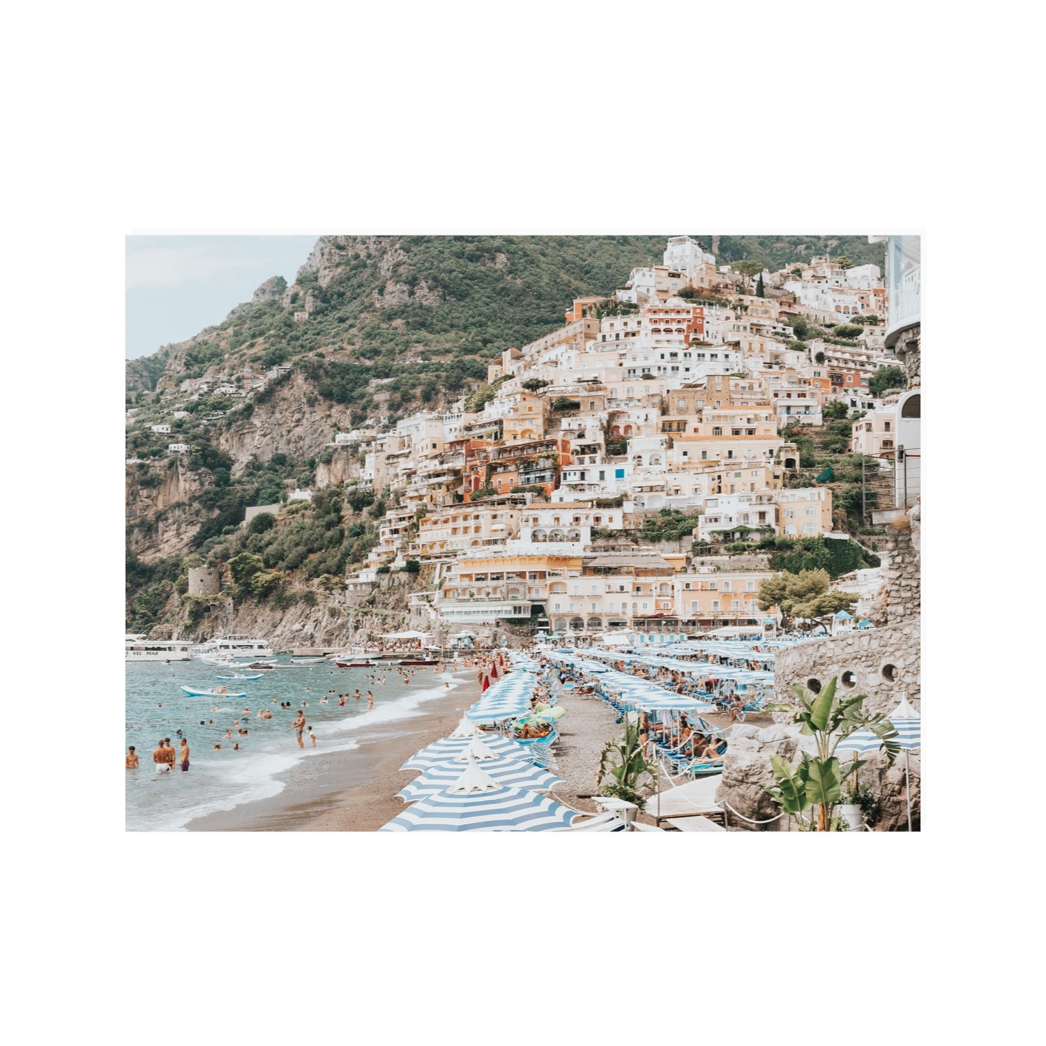 Villagio Sul Mare fine art print, Positano, Italy, 30 x 40 in, Unframed, Fine Art Print