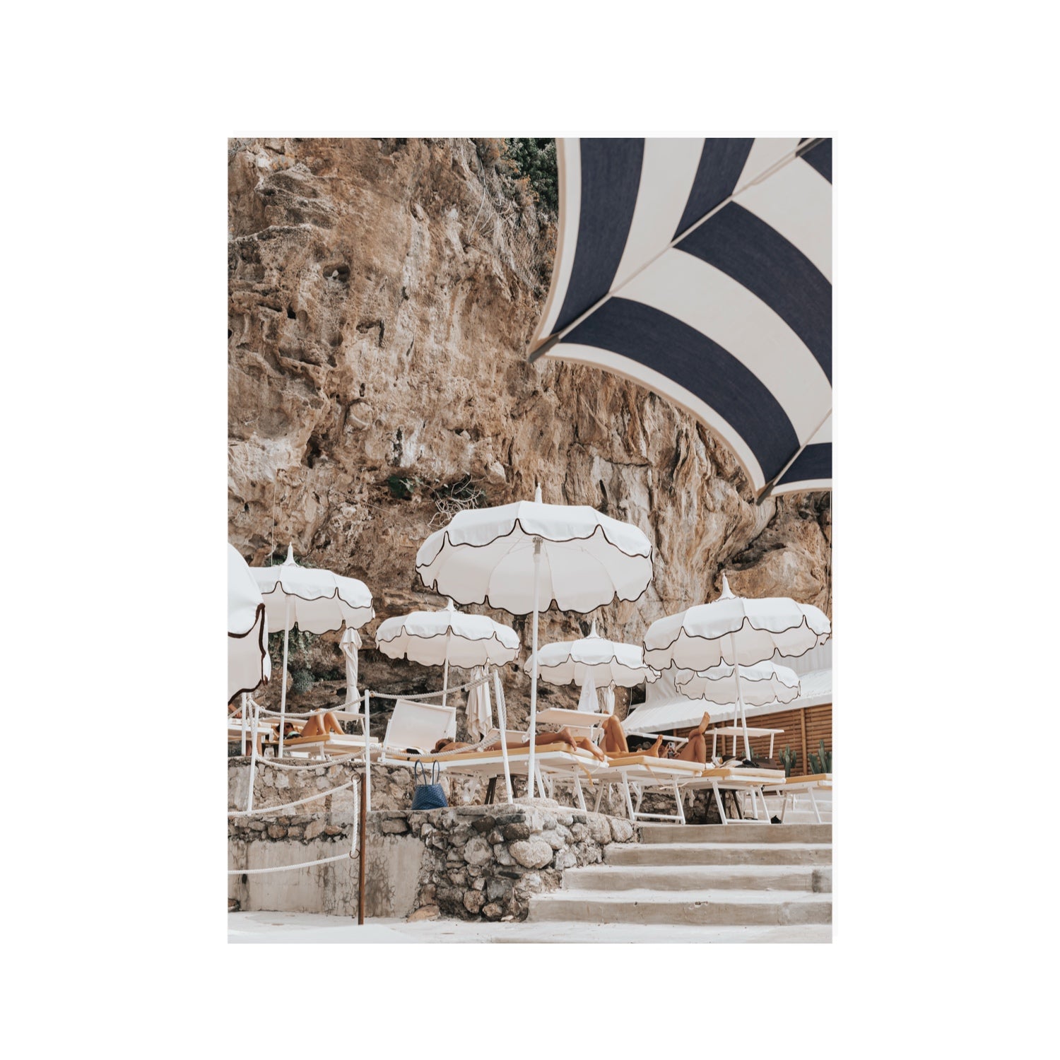 Rocky Refuge fine art print, Positano, Italy, 30 x 40 in, Unframed, Fine Art Print