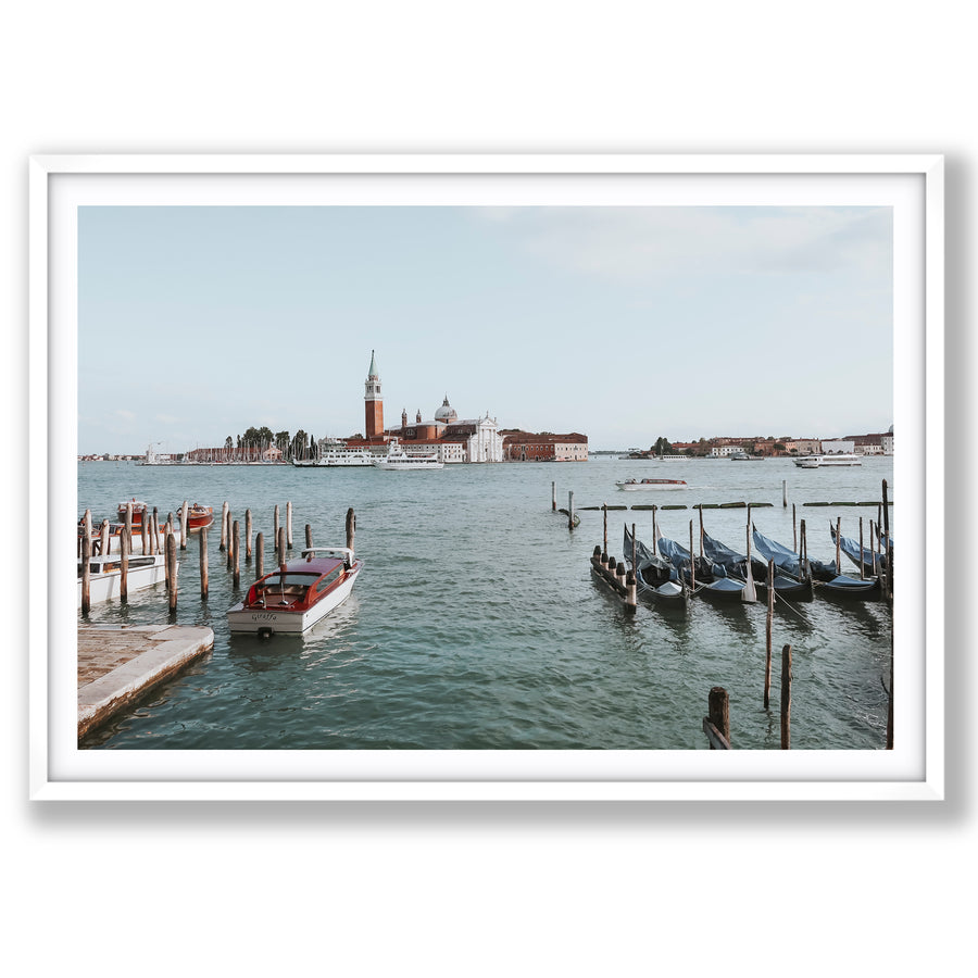 Venetian Waterscape Venice Italian art print main fine art print image