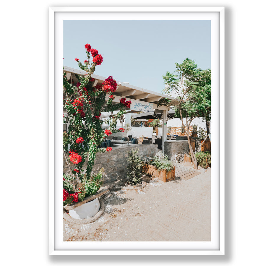 Yialo Yialo Mykonos Greek island coastal wall art main fine art print image