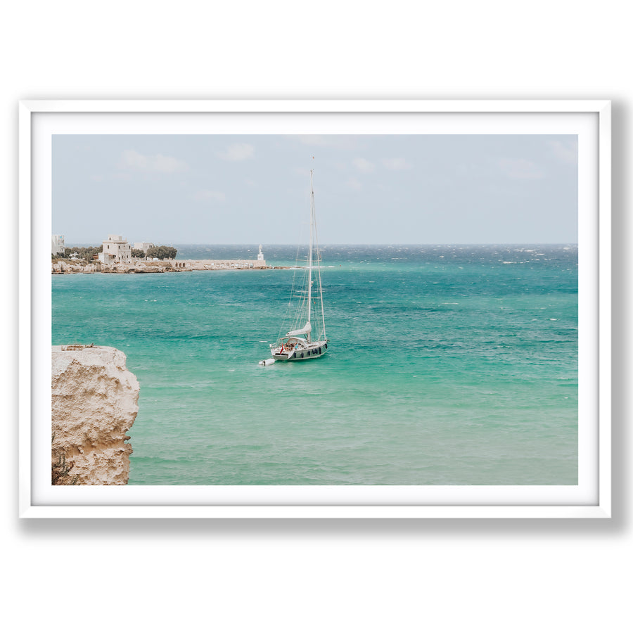 Adriatic Escape Puglia Italian coastal decor wall art main fine art print image