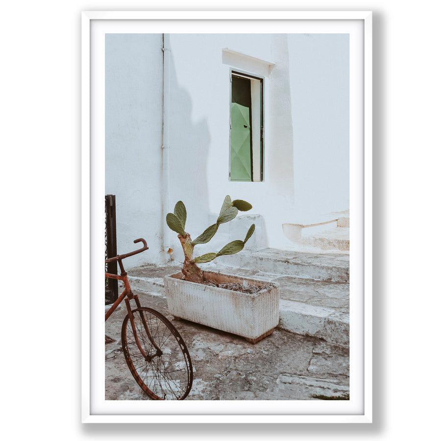 Simple Harmony Puglia Mediterranean wall art main fine art print image