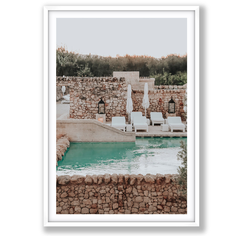 Stone Refuge Puglia wall art main fine art print image
