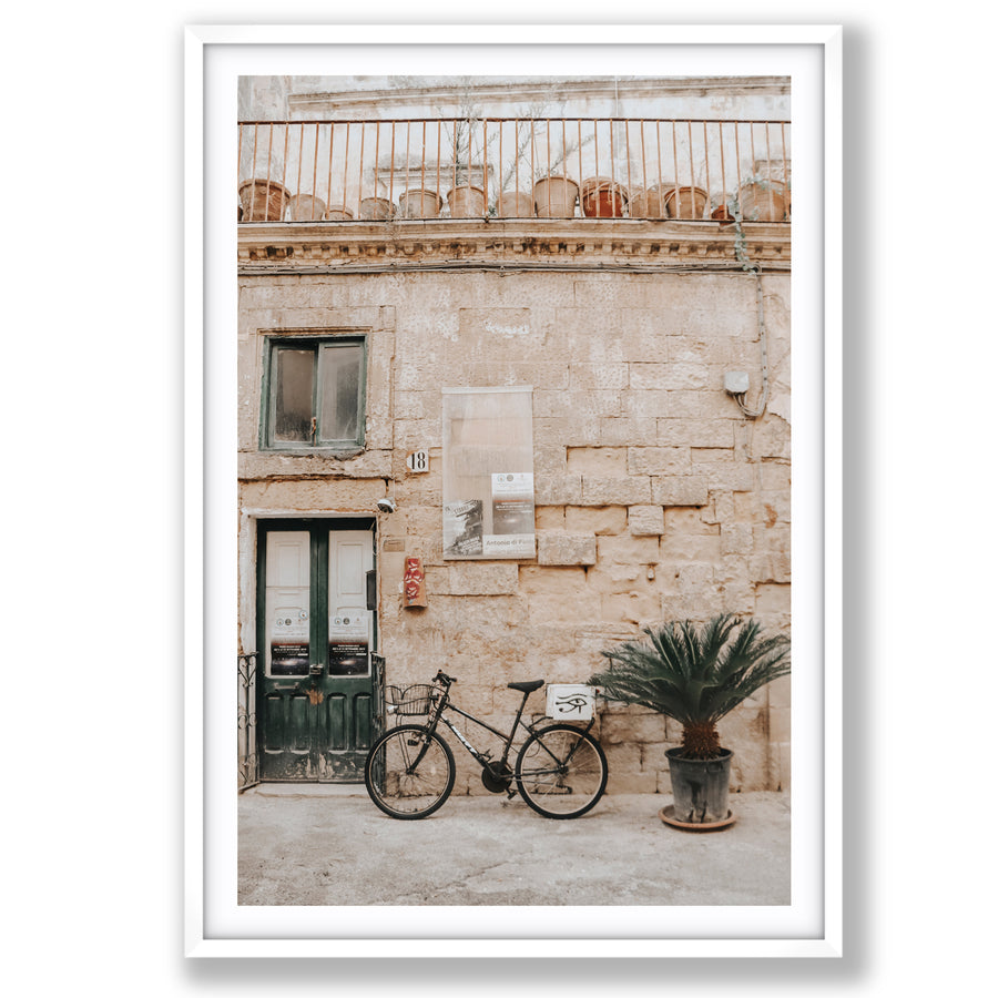 Golden Facades Puglia Lecce Italian wall art main fine art print image