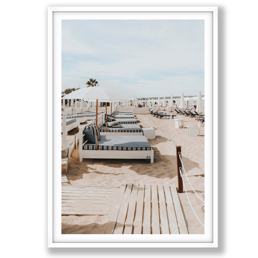 Coastal Repose Puglia beach Mediterranean fine art print main fine art print image