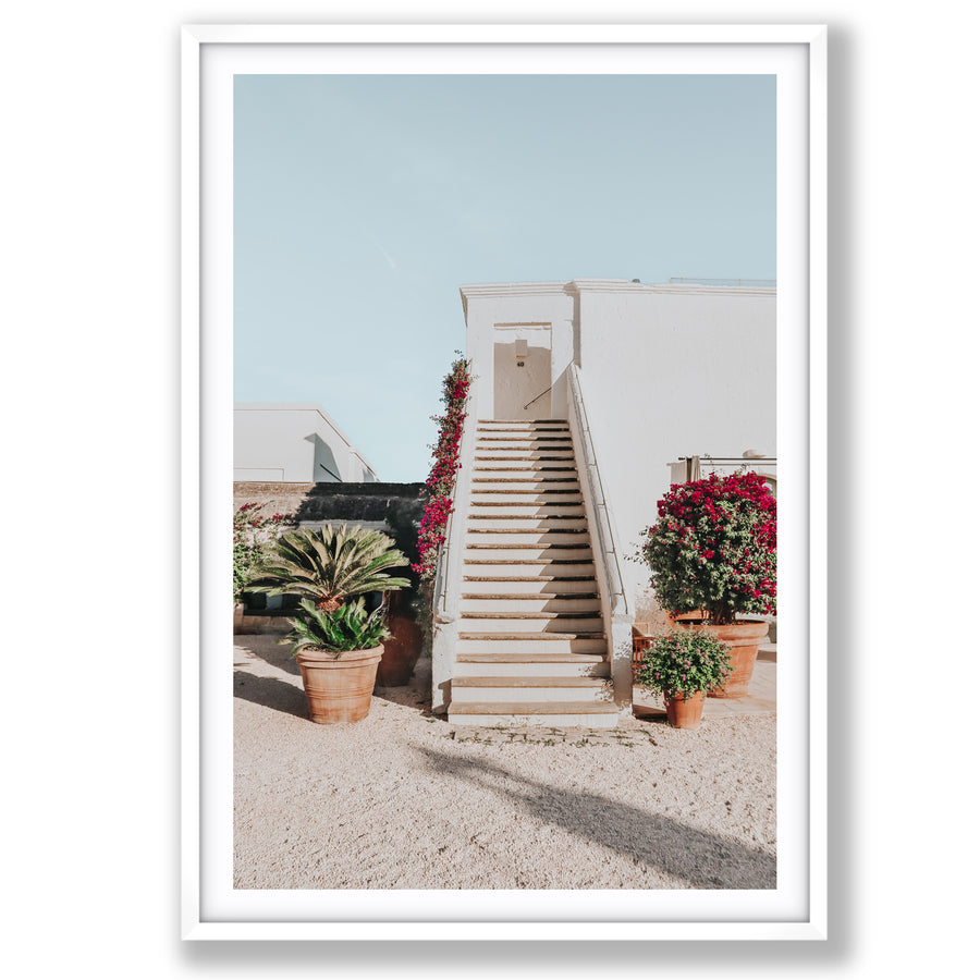 Tranquil Ascent Puglia Italian wall art main fine art print image