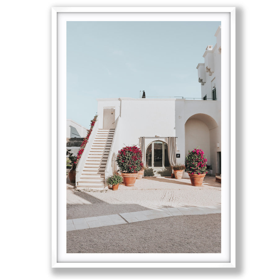 Scala Fiorita Puglia Mediterranean wall art main fine art print image