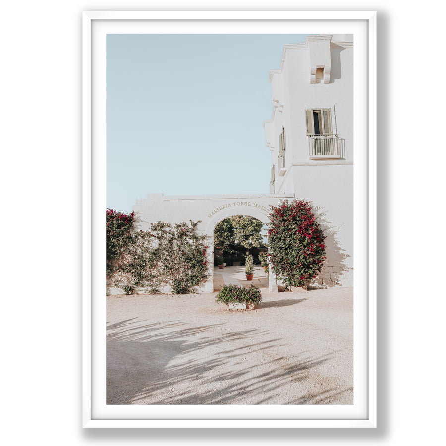 Villa Retreat Puglia Italian wall art main fine art print image