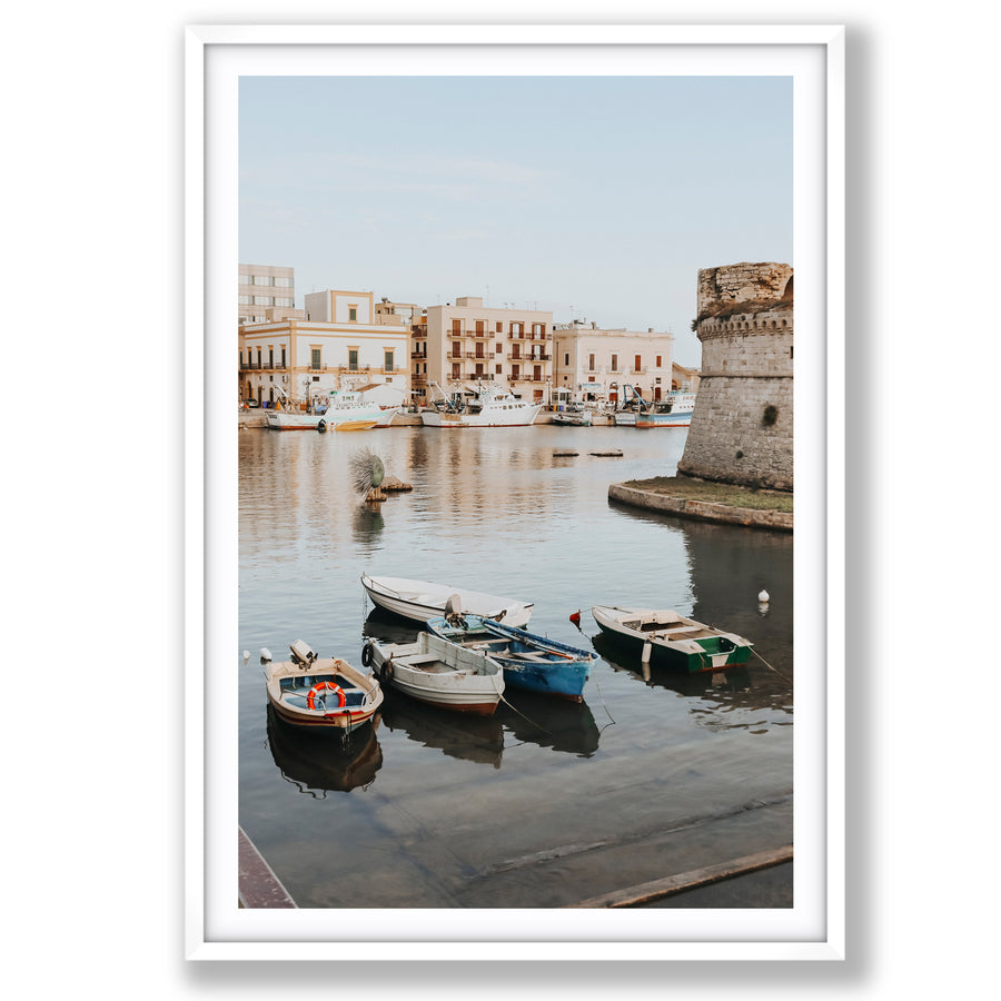 Fishing Legacy Puglia Gallipoli coastal decor wall art main fine art print image