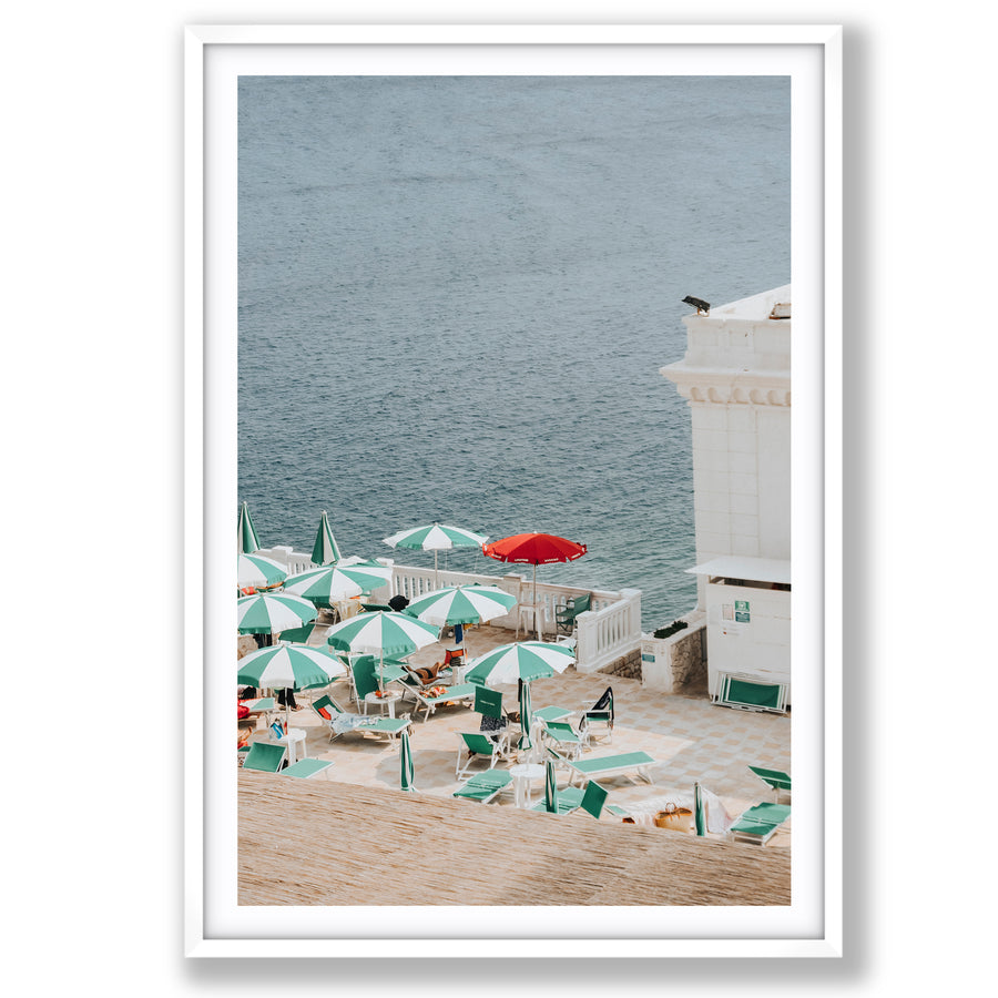 Lido Italiano Puglia beach Italian wall art main fine art print image