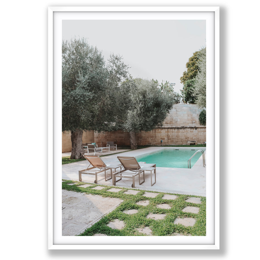 Olive Oasis Puglia Mediterranean wall art main fine art print image