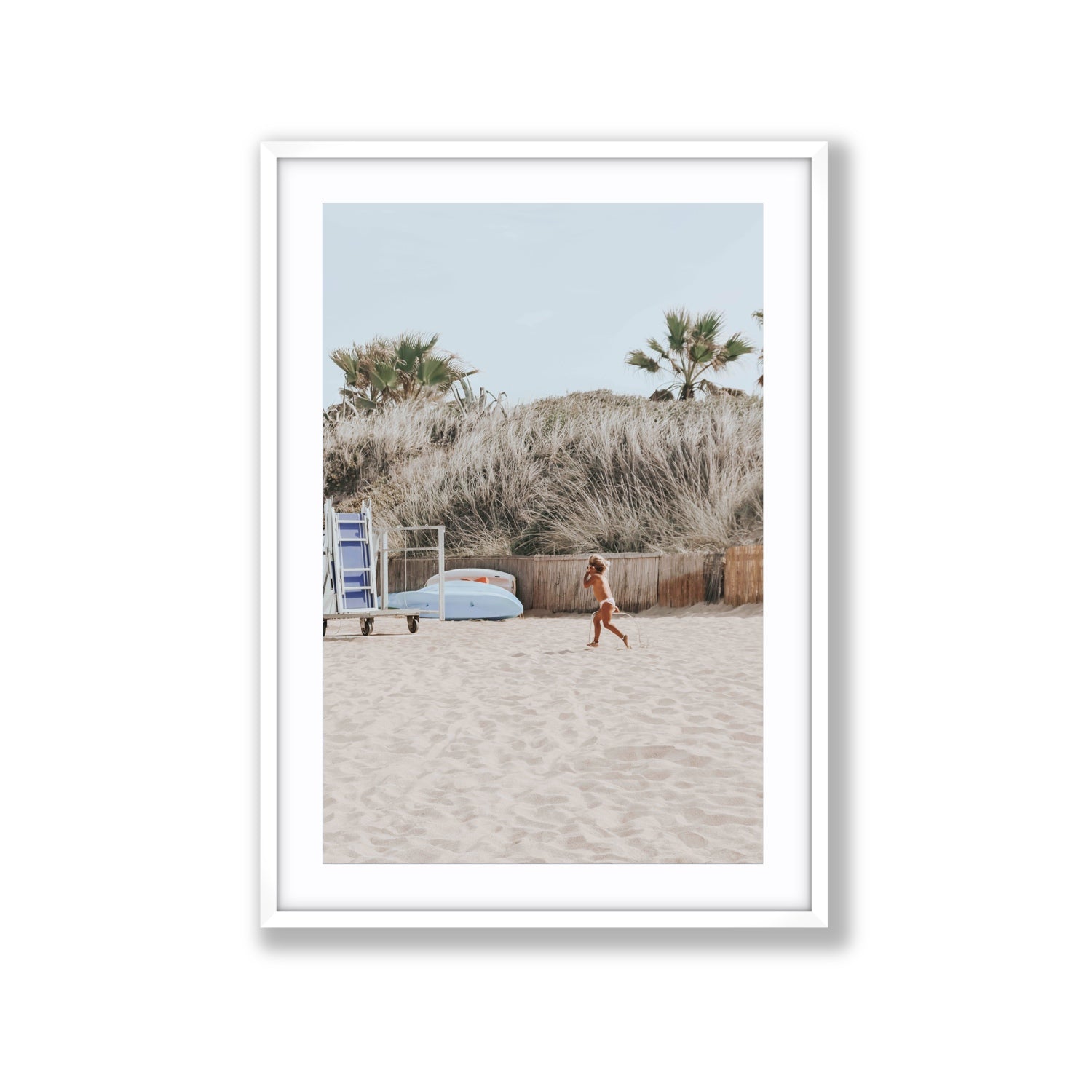 Little Explorer fine art print, Puglia, Italy, Extra Large, White Frame · Matboard, Fine Art Print