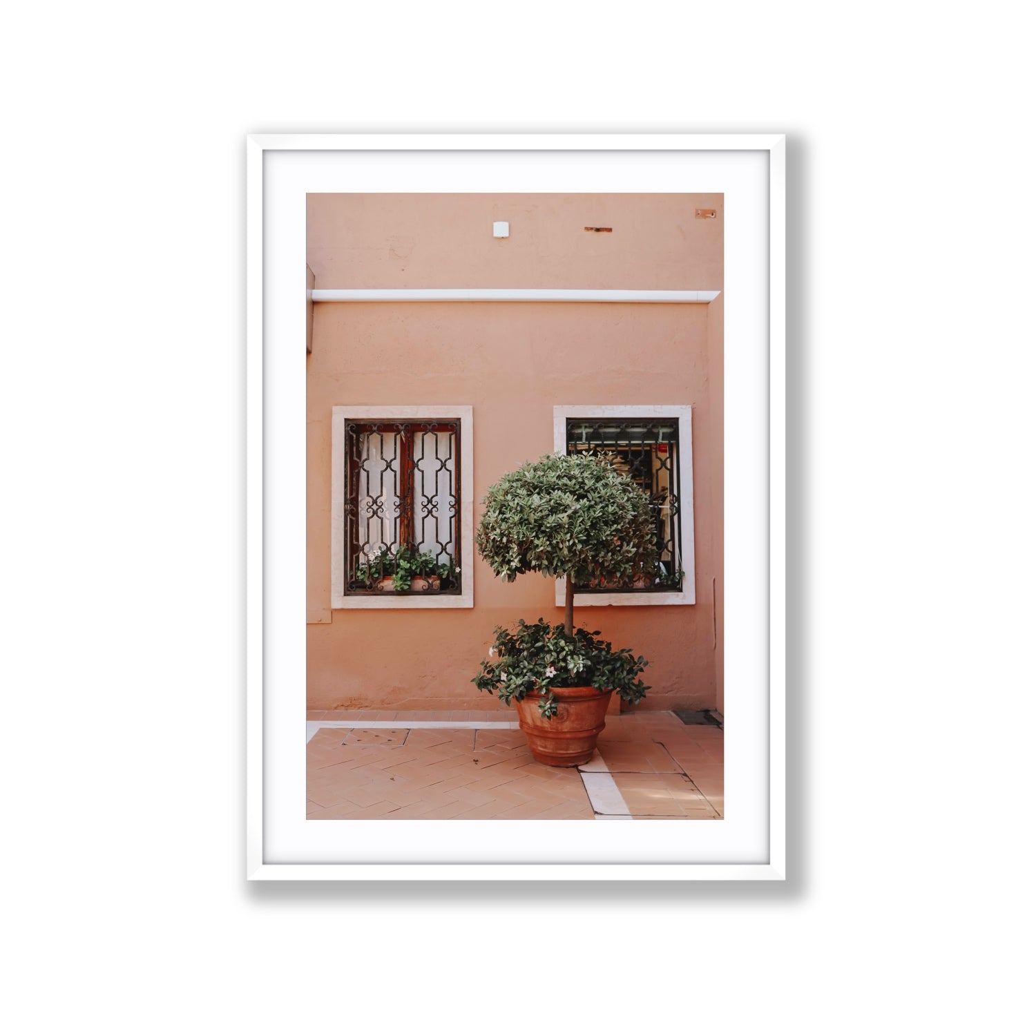Semplicemente Bello Venice Italian wall art Extra Large fine art print in white frame with matboard