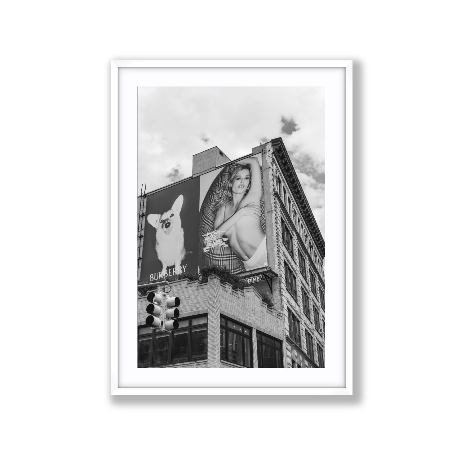 Dynamic Duo fine art print, New York, United States, Extra Large, White Frame · Matboard, Fine Art Print
