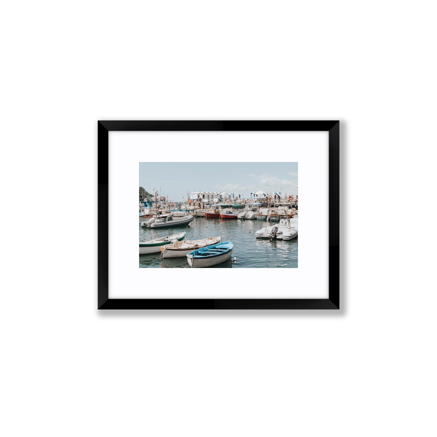 Antico Porto fine art print, Sorrento, Italy, Small, Black Frame · Matboard, Fine Art Print