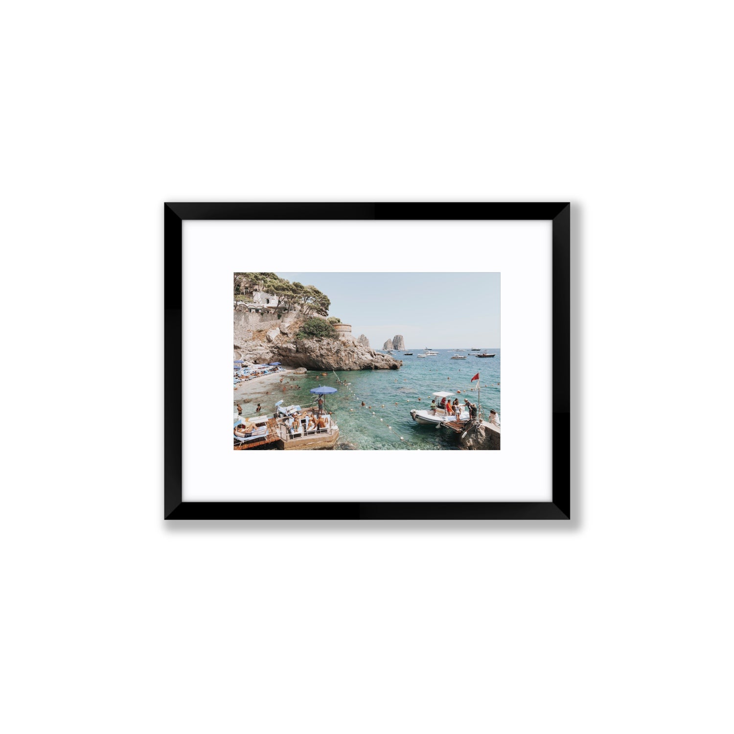 Torre Saracena fine art print, Capri, Italy, Small, Black Frame · Matboard, Fine Art Print