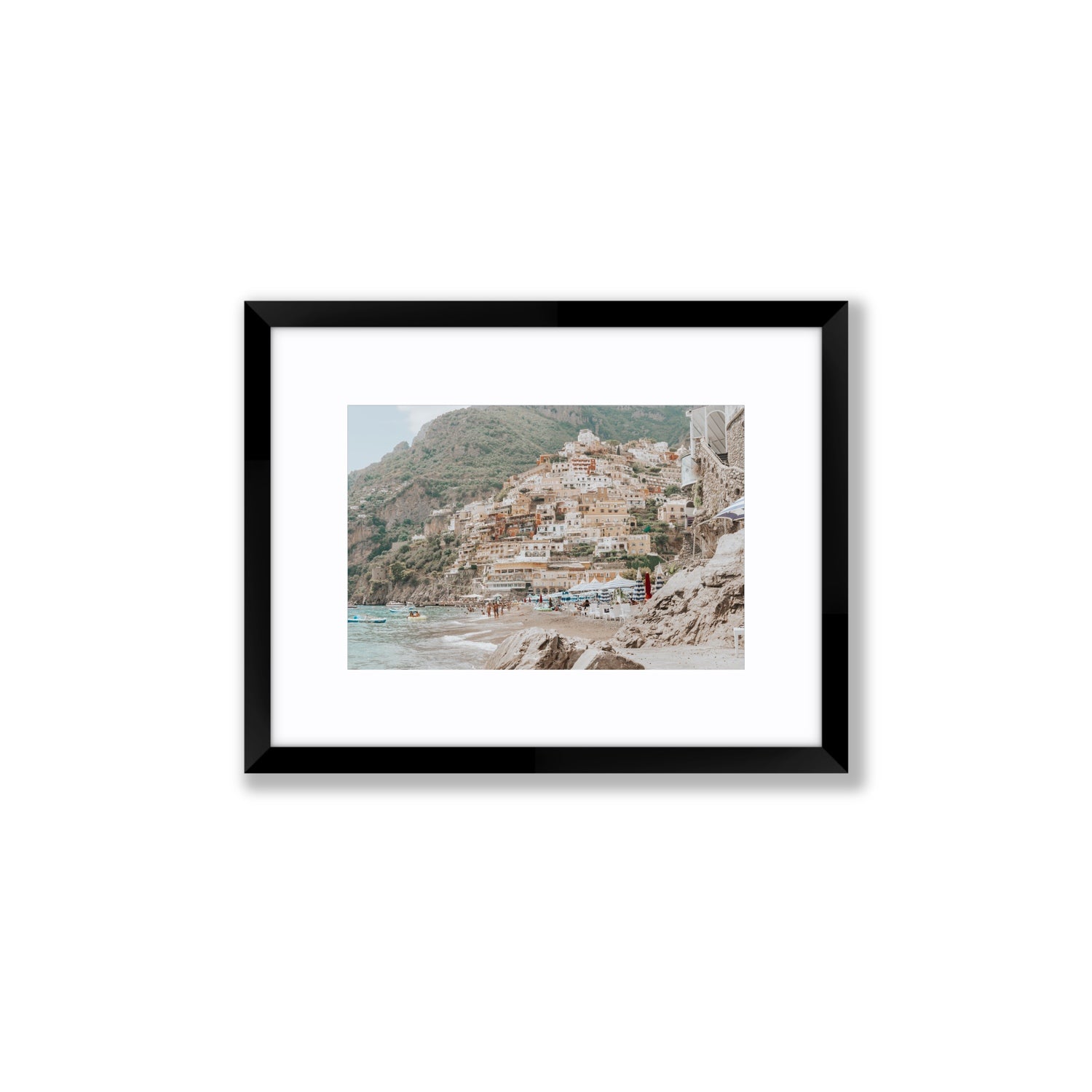 Sogno di Positano fine art print, Positano, Italy, Small, Black Frame · Matboard, Fine Art Print