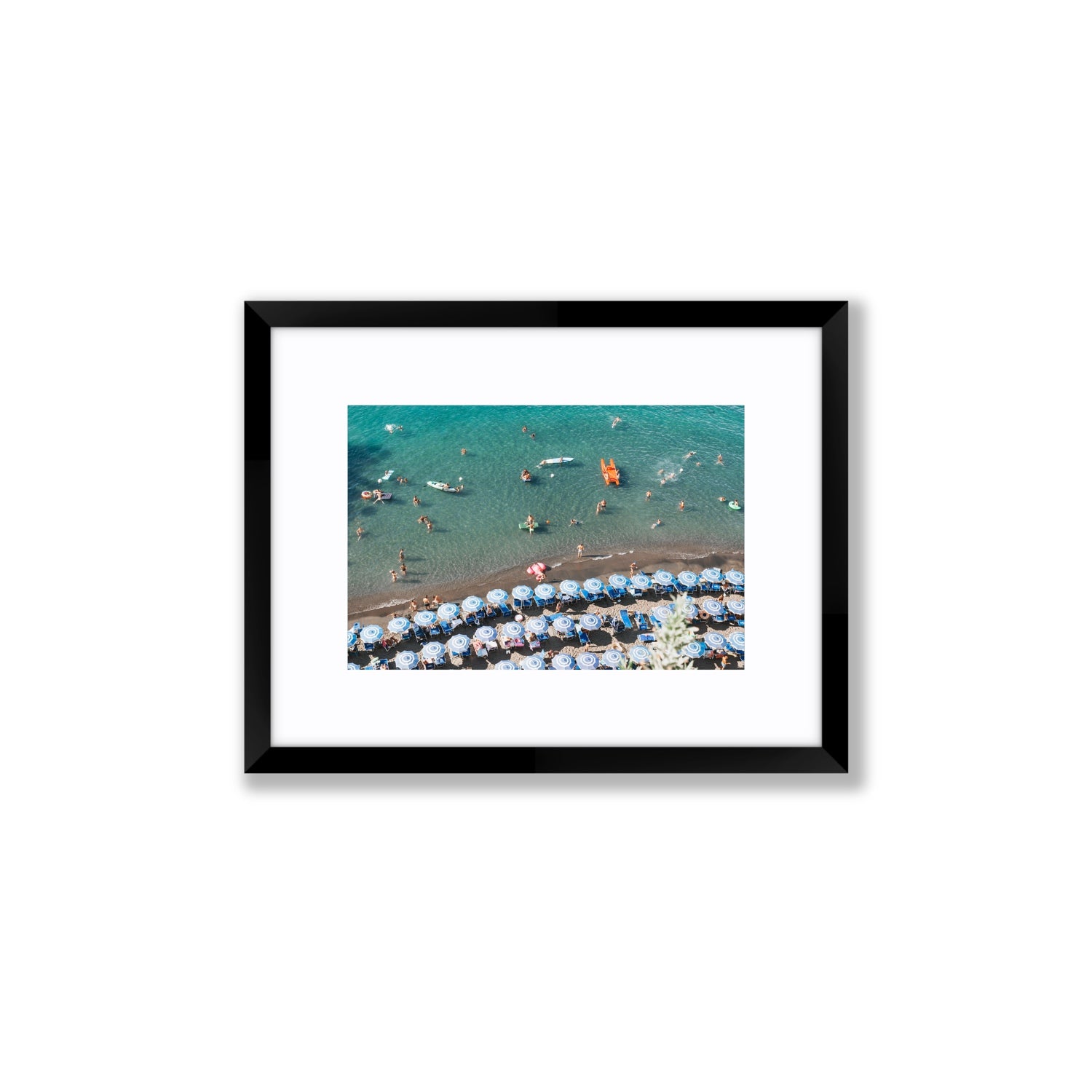 The Sea of Tranquility fine art print, Sorrento, Italy, Small, Black Frame · Matboard, Fine Art Print