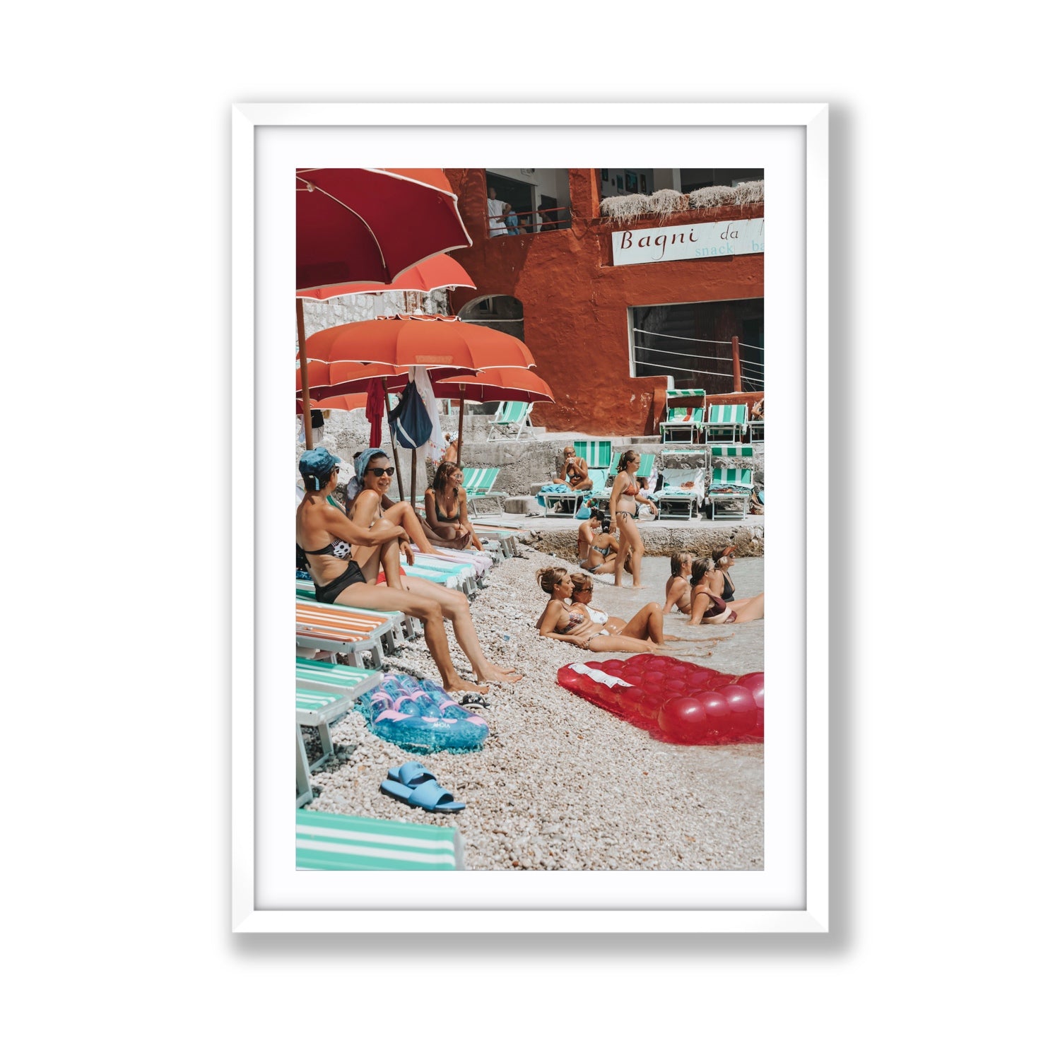 La Dolce Vita fine art print, Capri, Italy, Giant, White Frame · Matboard, Fine Art Print