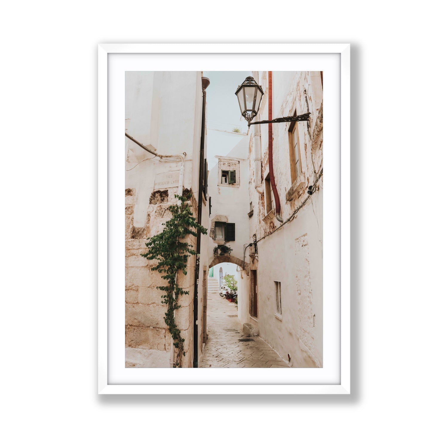 Labyrinth Lanes fine art print, Puglia, Italy, Giant, White Frame · Matboard, Fine Art Print