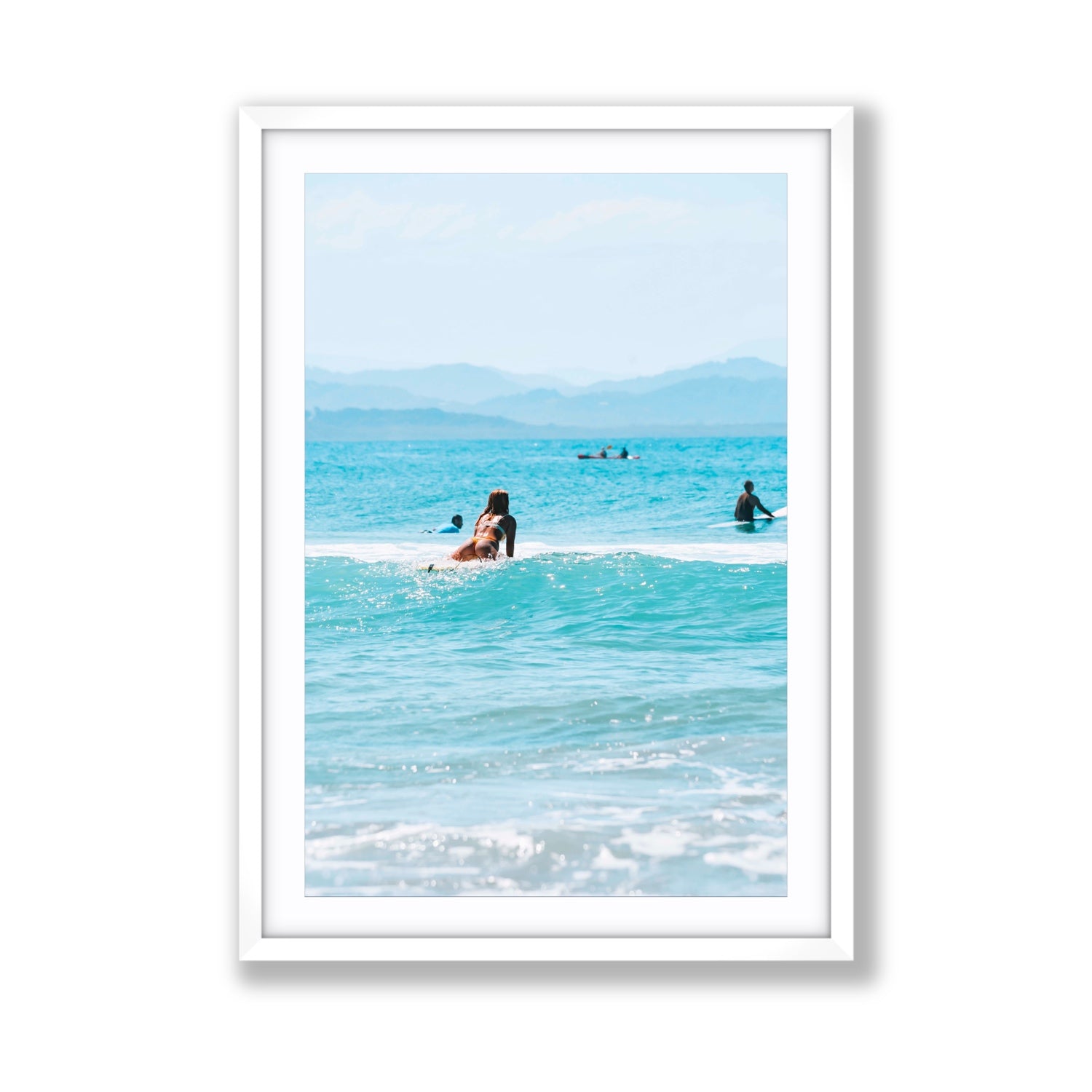 Tatiana fine art print, Byron Bay, Australia, Giant, White Frame · Matboard, Fine Art Print