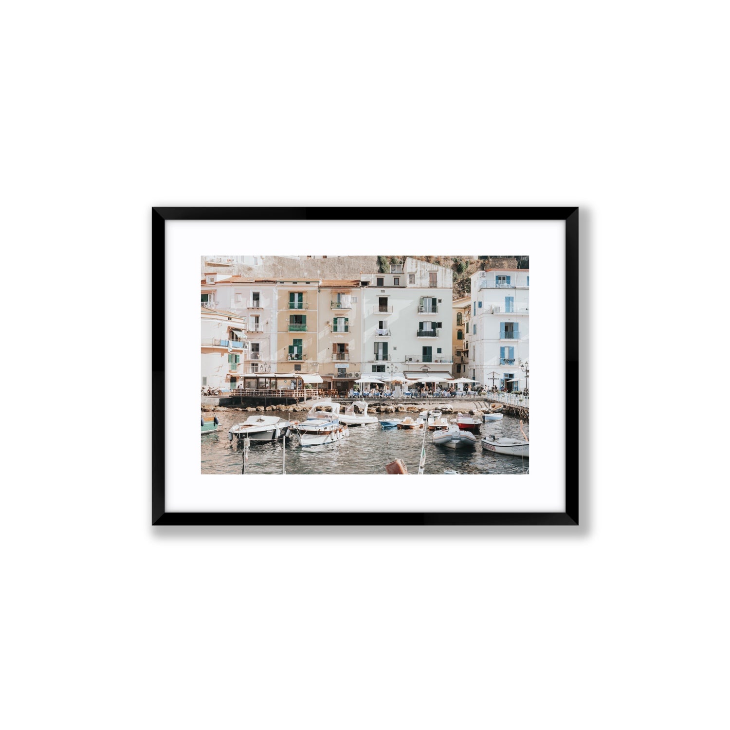 L'Insenatura fine art print, Sorrento, Italy, Medium, Black Frame · Matboard, Fine Art Print