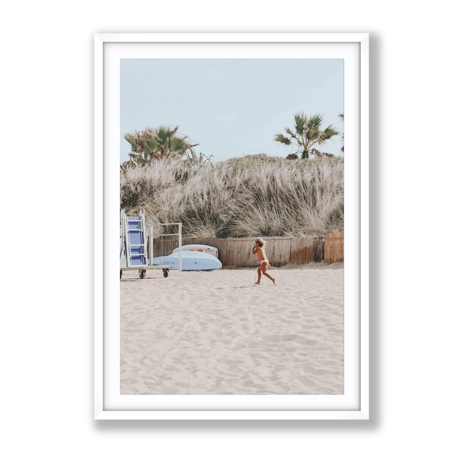 Little Explorer fine art print, Puglia, Italy, Gallery, White Frame · Matboard, Fine Art Print