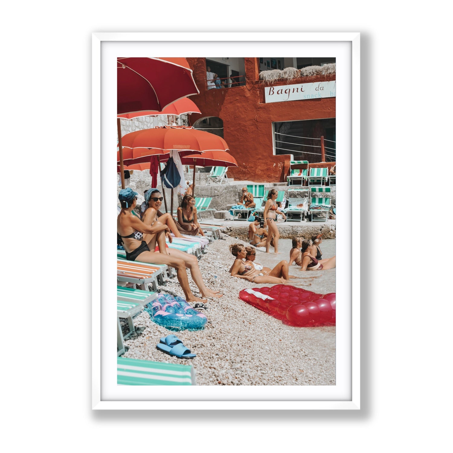 La Dolce Vita fine art print, Capri, Italy, Gallery, White Frame · Matboard, Fine Art Print