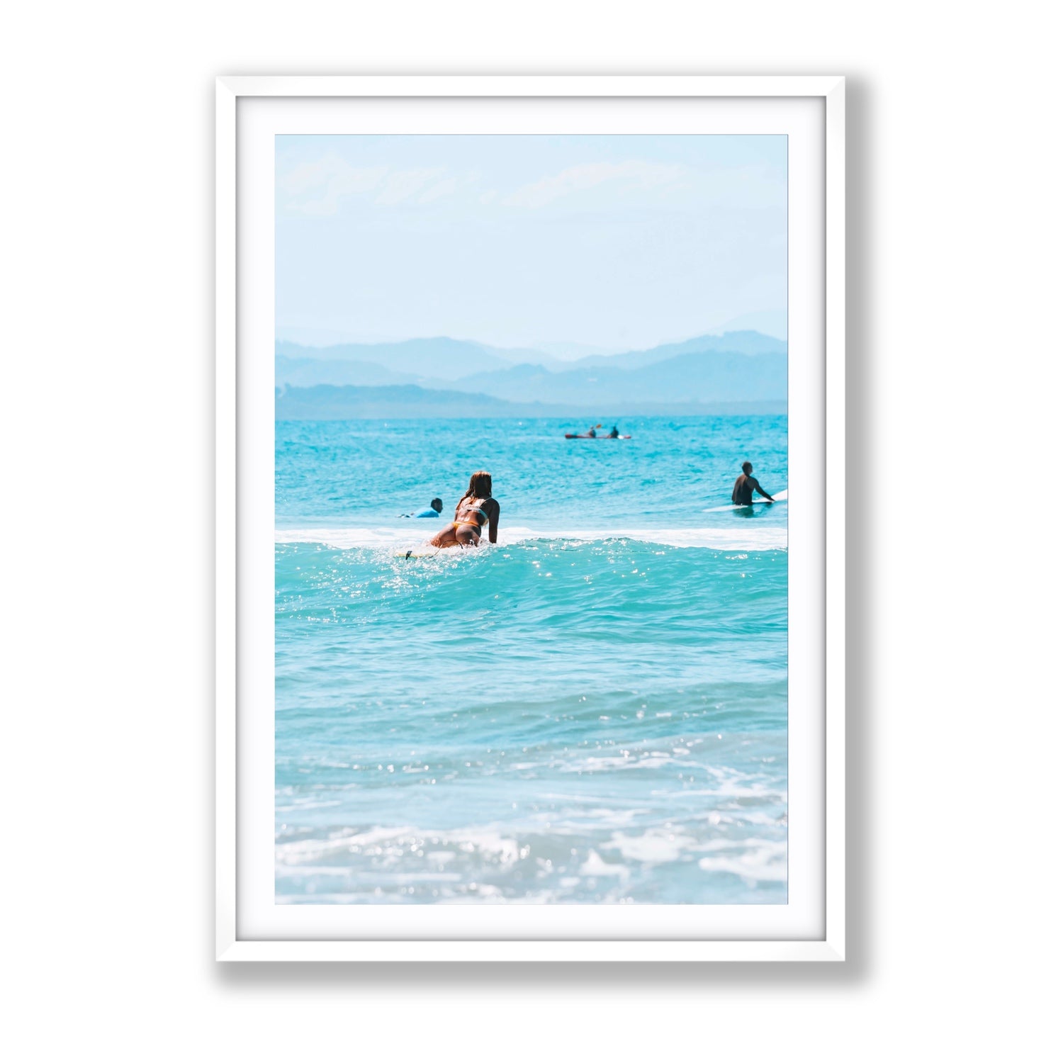 Tatiana fine art print, Byron Bay, Australia, Gallery, White Frame · Matboard, Fine Art Print