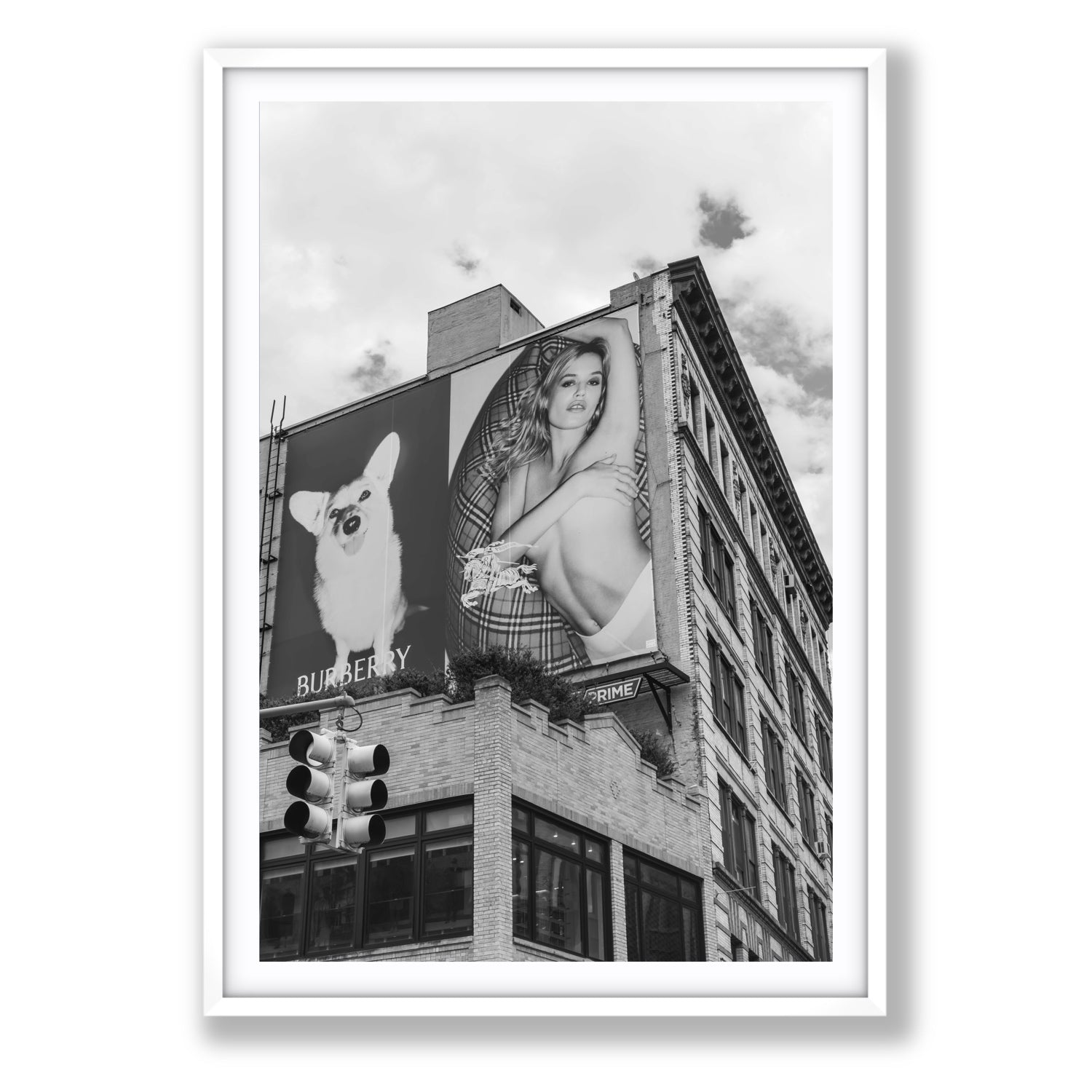 Dynamic Duo fine art print, New York, United States, Statement, White Frame · Matboard, Fine Art Print