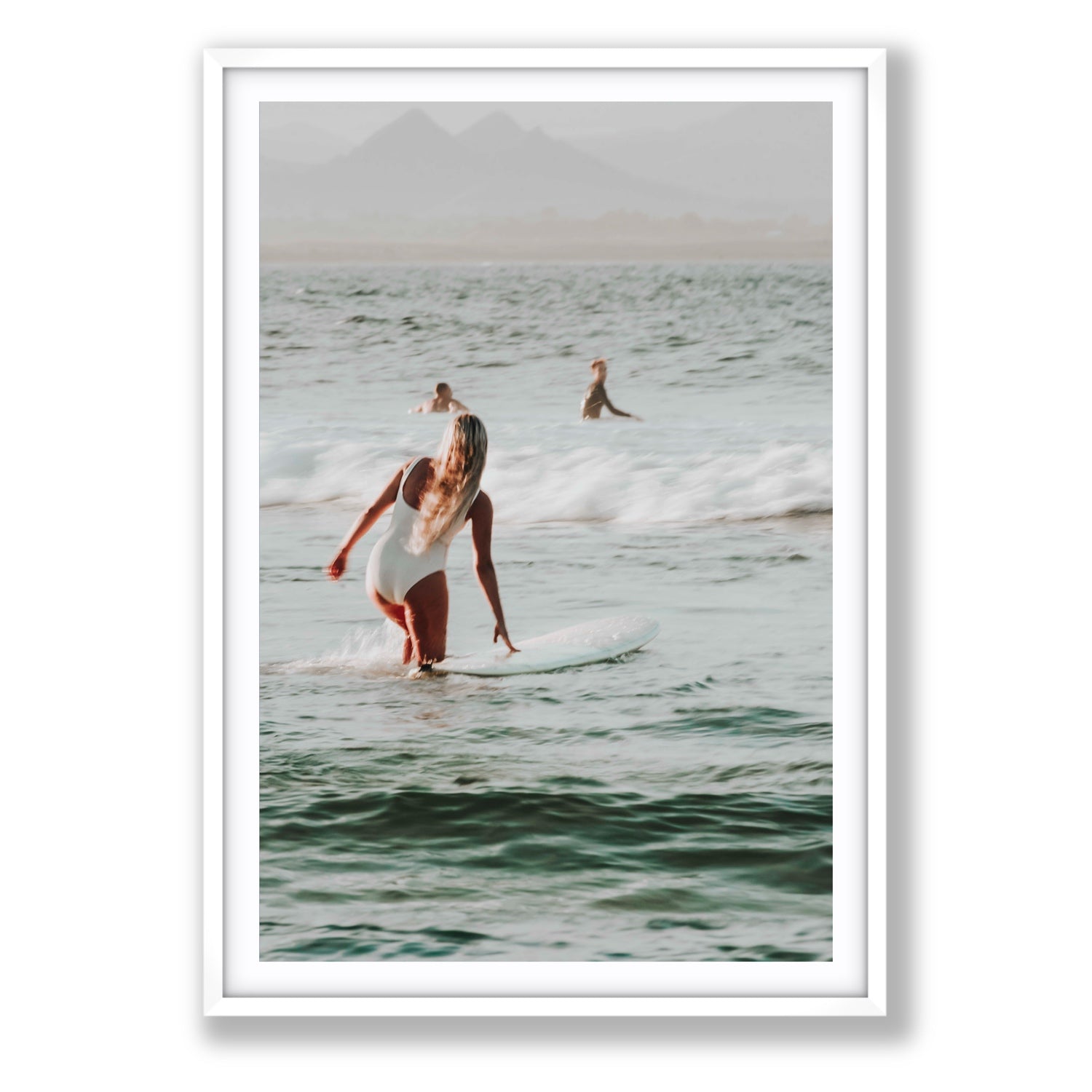 Blondie fine art print, Byron Bay, Australia, Statement, White Frame · Matboard, Fine Art Print