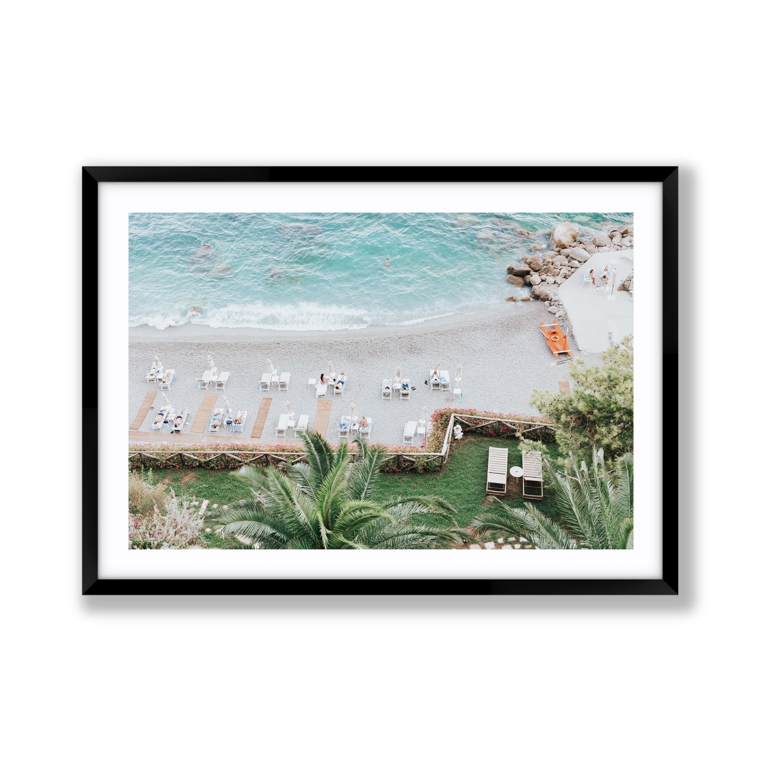 Elysian fine art print, Amalfi, Italy, Giant, Black Frame · Matboard, Fine Art Print