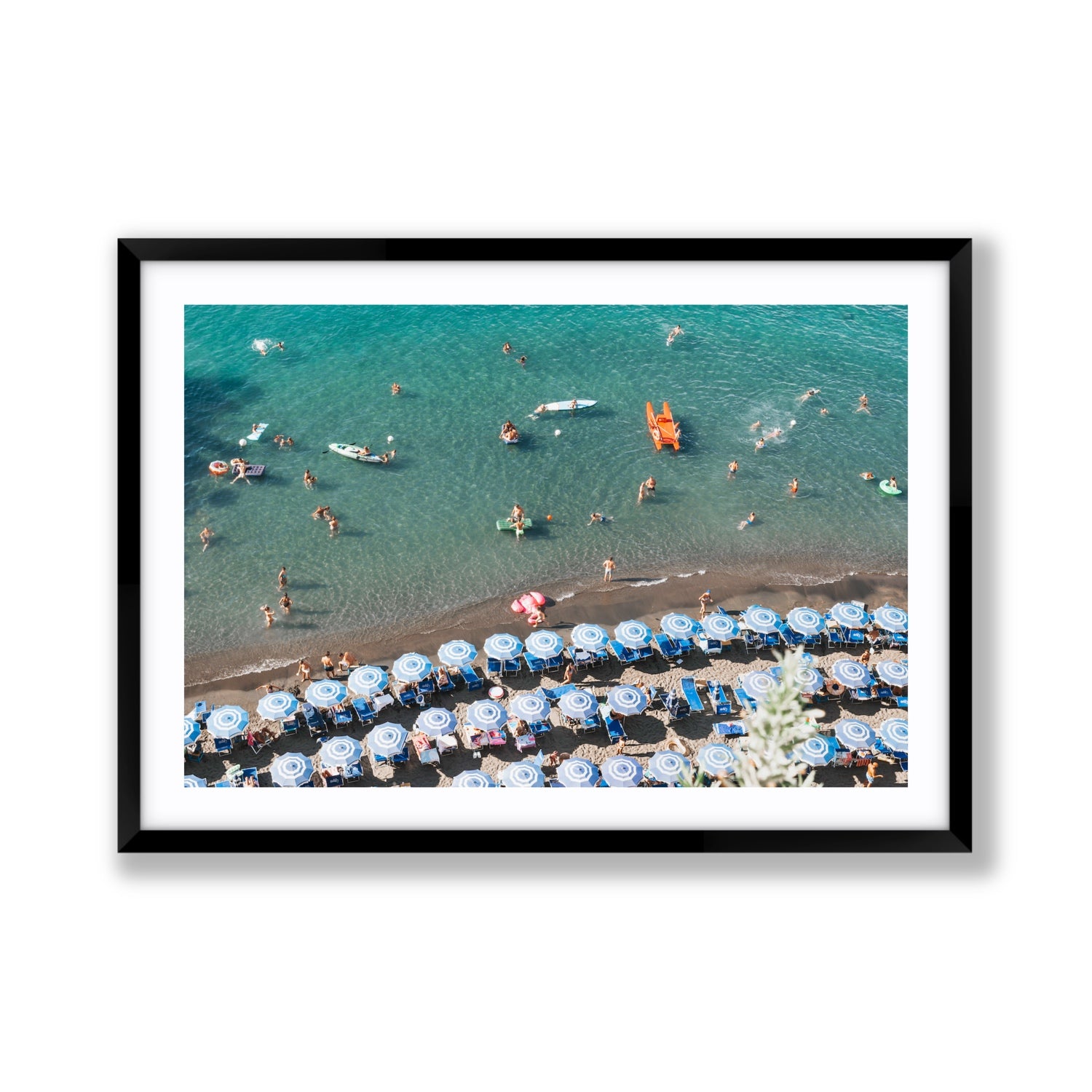 The Sea of Tranquility fine art print, Sorrento, Italy, Giant, Black Frame · Matboard, Fine Art Print
