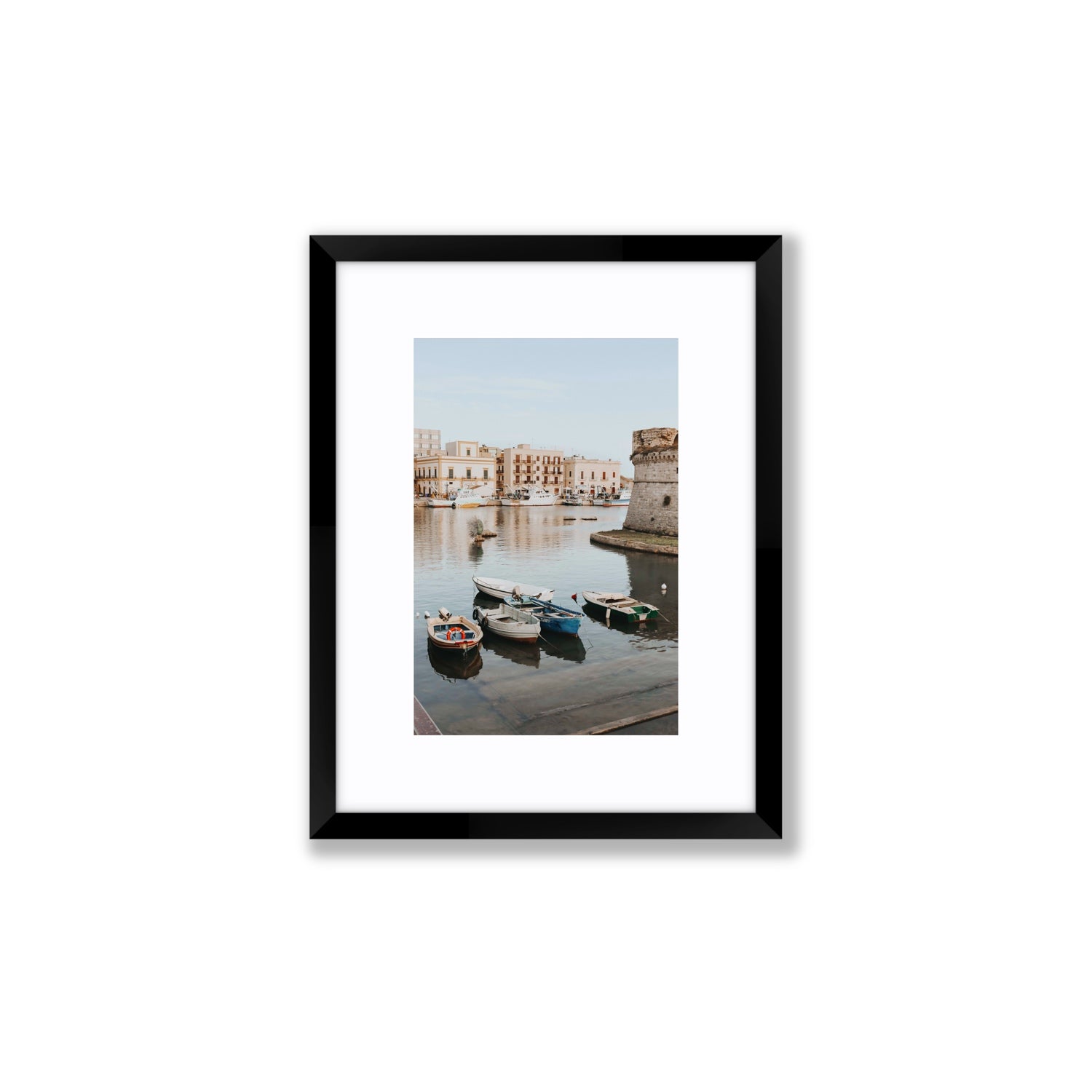 Fishing Legacy fine art print, Puglia, Italy, Small, Black Frame · Matboard, Fine Art Print