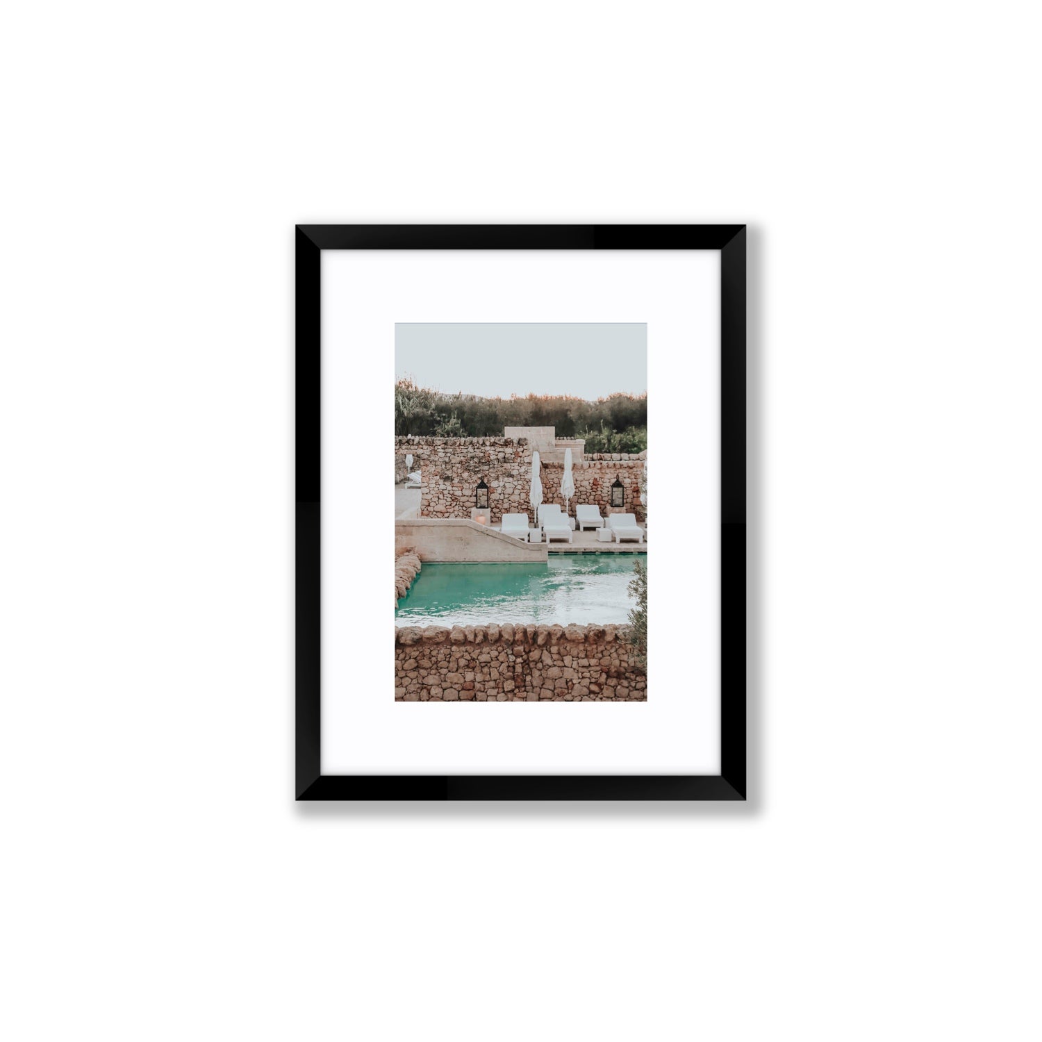 Stone Refuge fine art print, Puglia, Italy, Small, Black Frame · Matboard, Fine Art Print