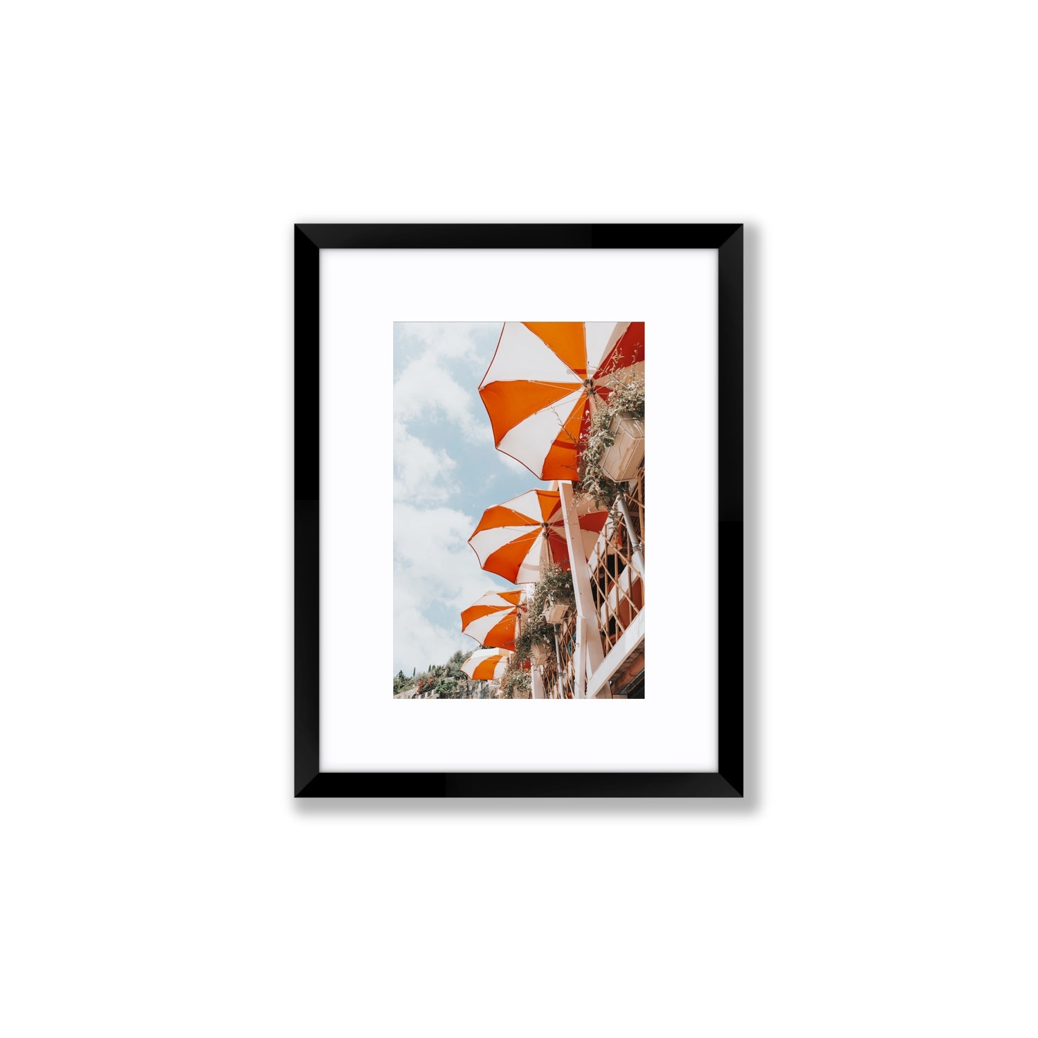 Mantienilo Semplice fine art print, Positano, Italy, Small, Black Frame · Matboard, Fine Art Print
