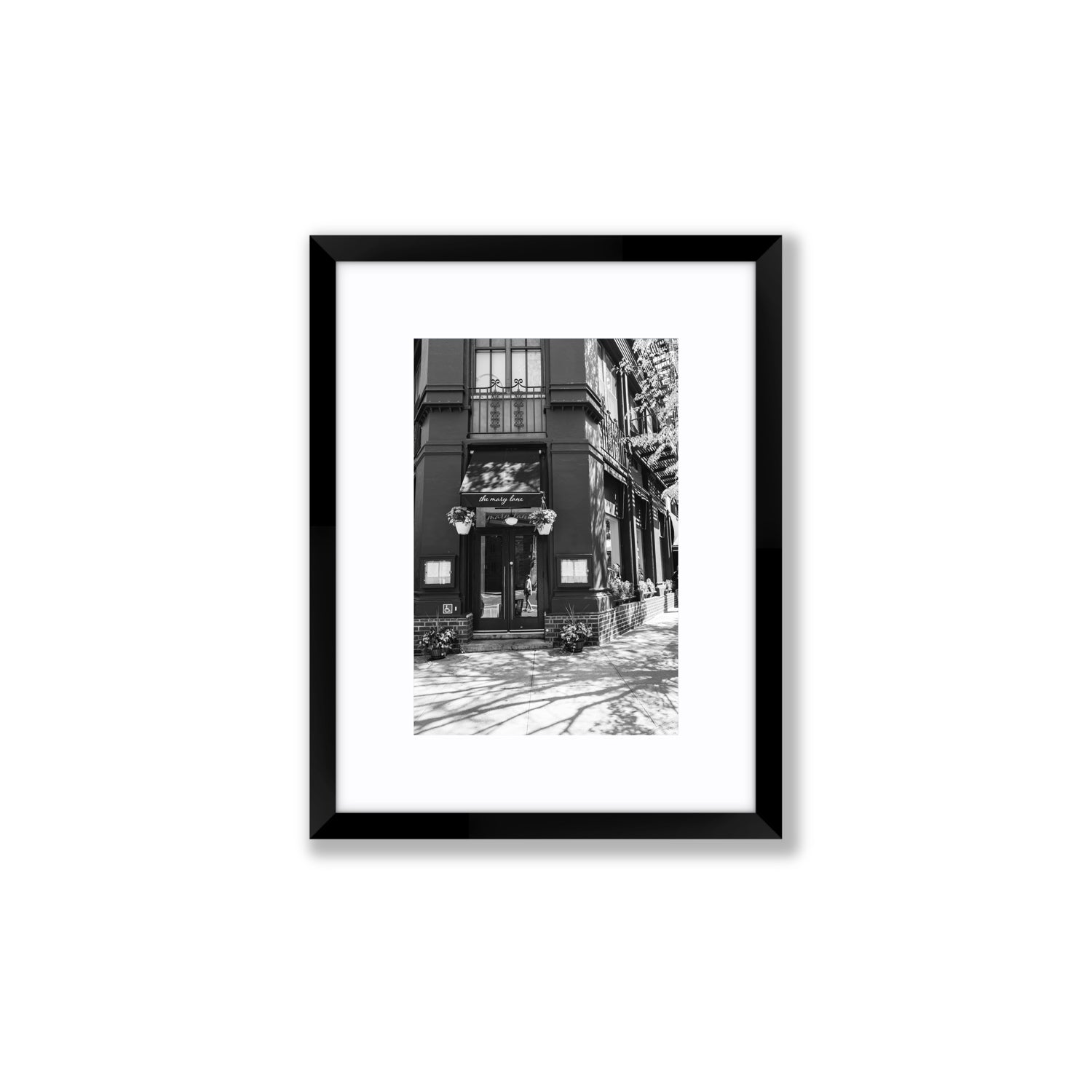 Mary's Corner fine art print, New York, United States, Small, Black Frame · Matboard, Fine Art Print